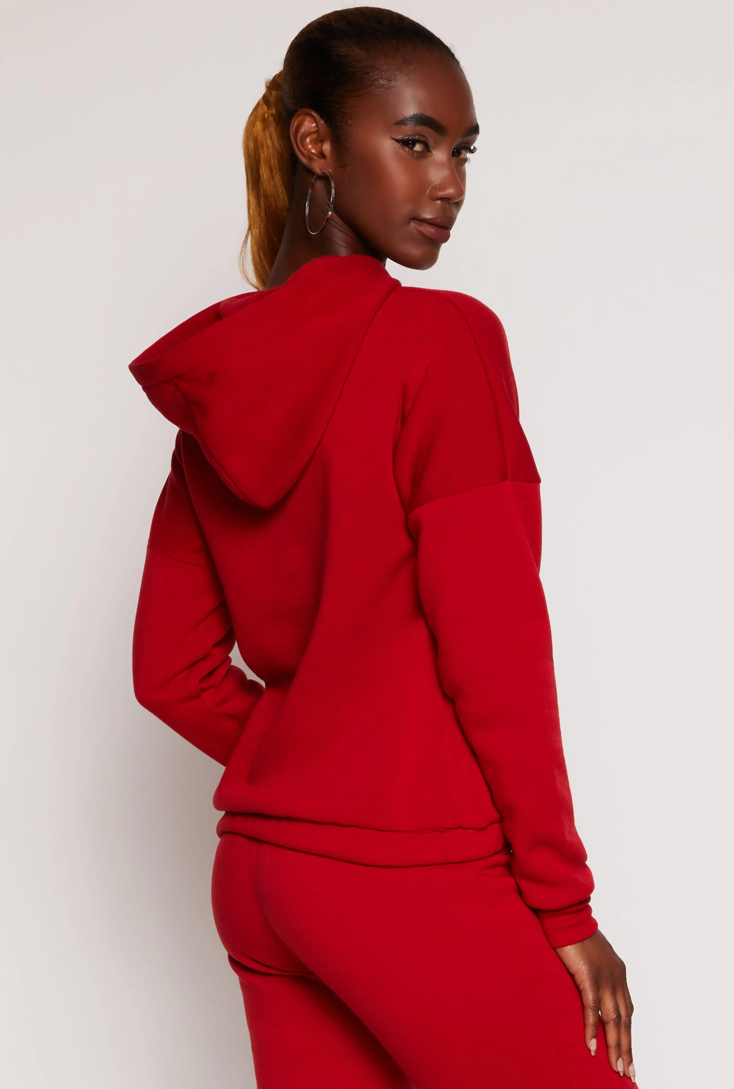 Drawstring Hem Pullover Hoodie sold by Rainbow product image thumbnail 3