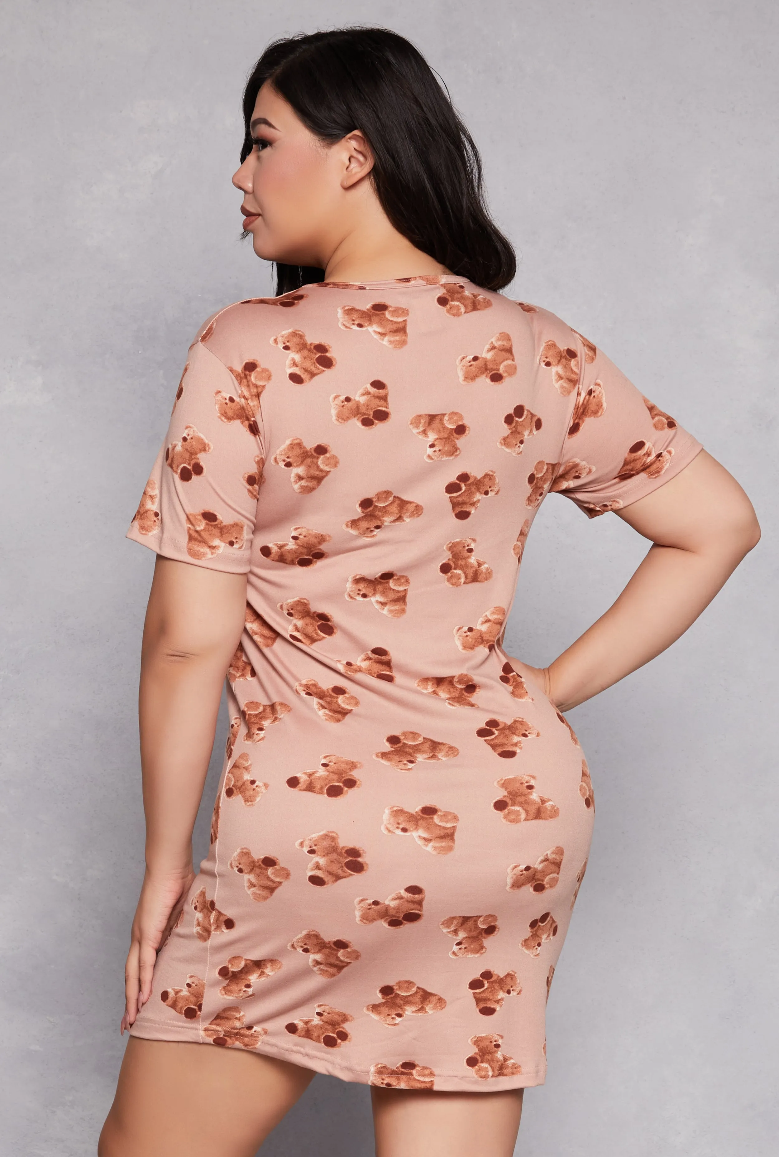 Plus Size Bearly Awake Sleepshirt sold by Rainbow product image thumbnail 2