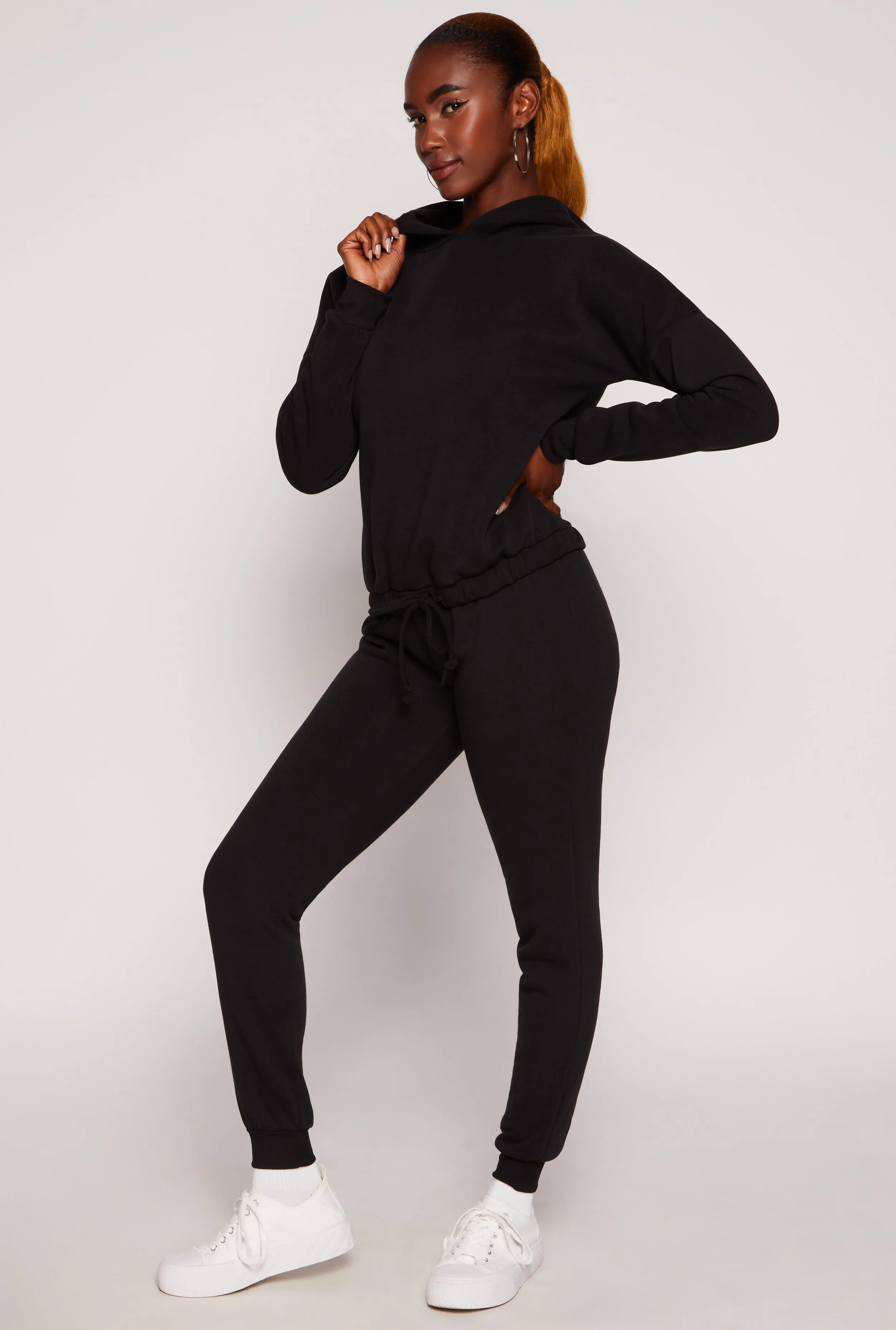 Drawstring Hem Pullover Hoodie sold by Rainbow product image thumbnail 2