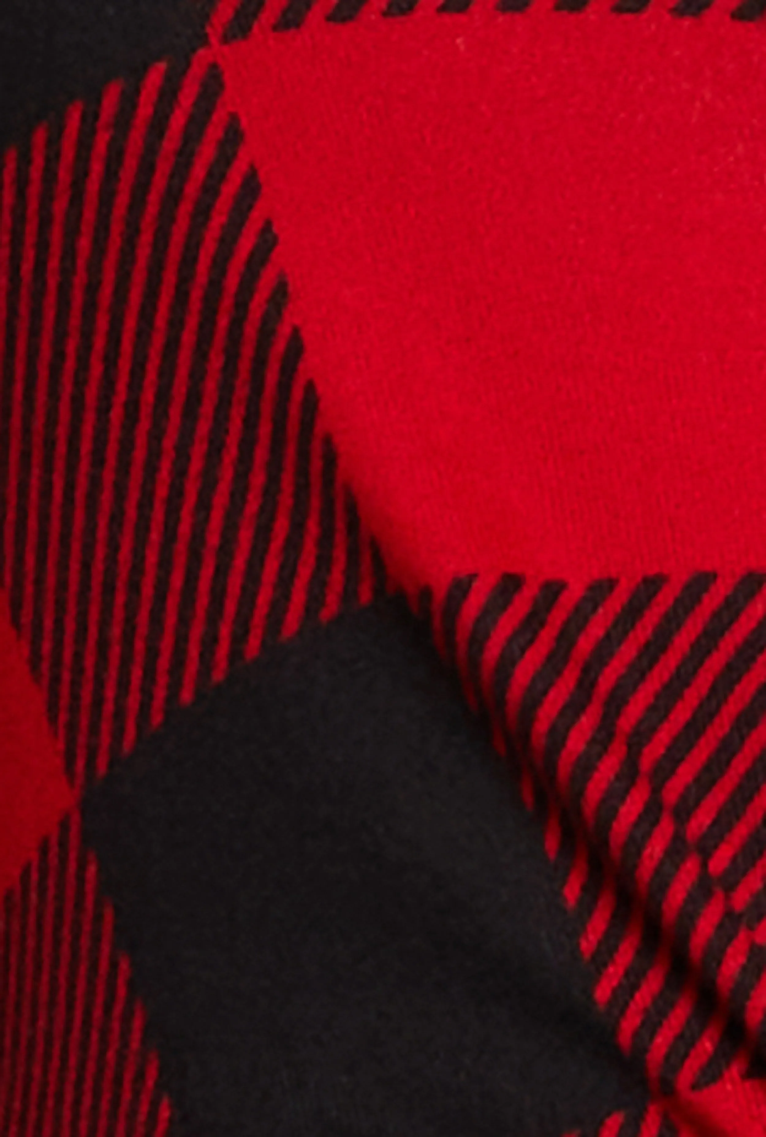 Plus Size Plaid Tie Front High Low Top sold by Rainbow product image thumbnail 4