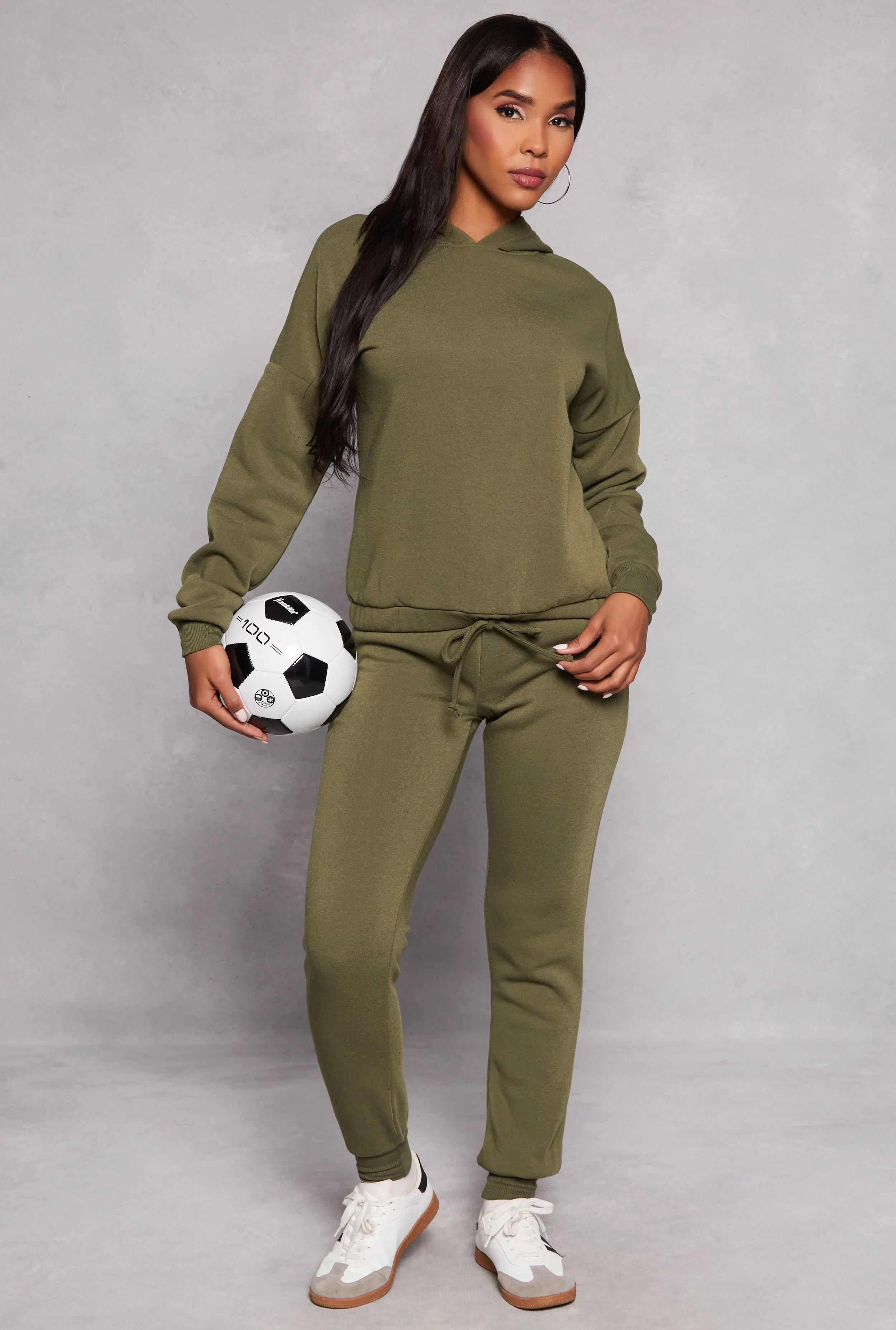 Drawstring Hem Pullover Hoodie sold by Rainbow product image thumbnail 2