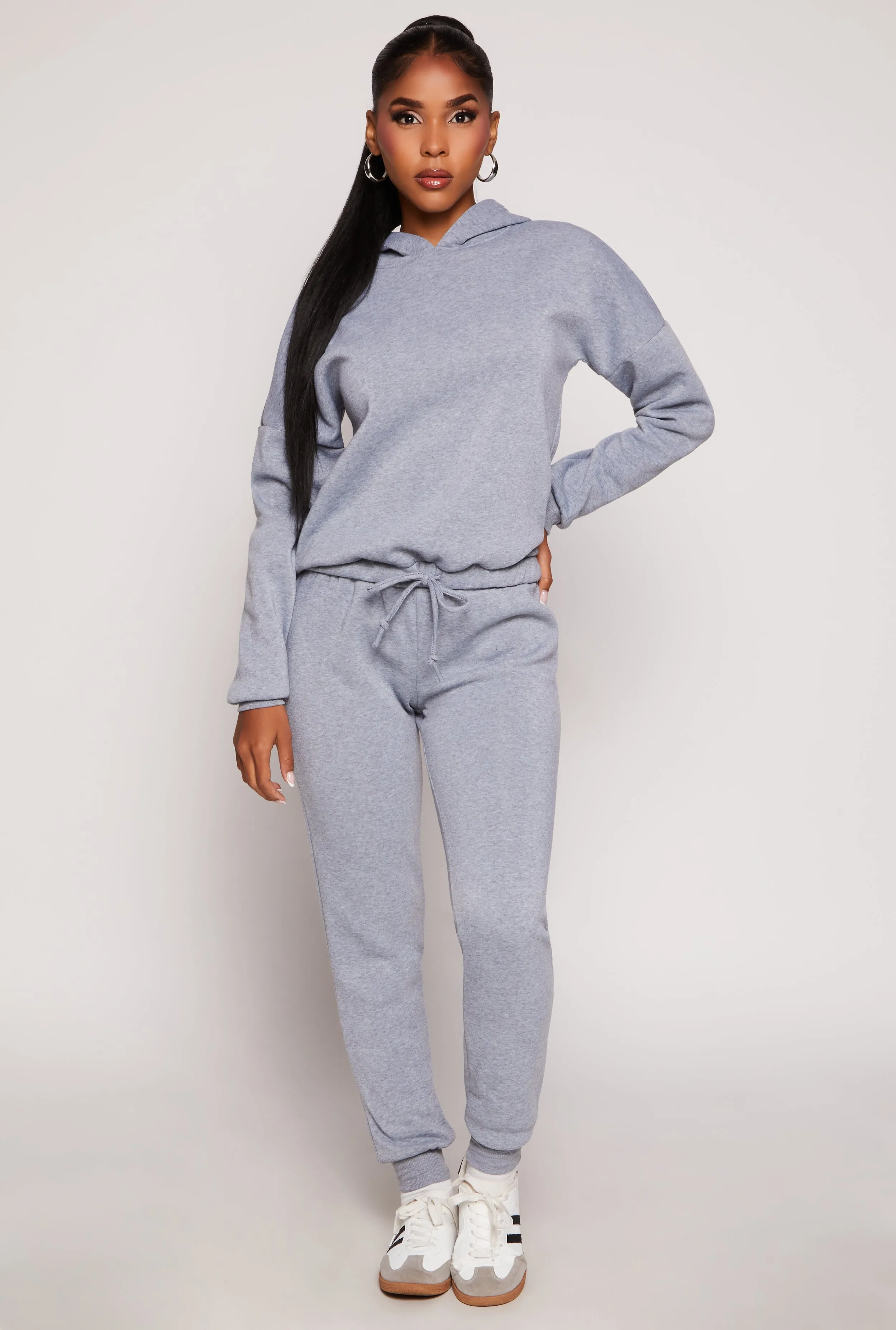 Drawstring Hem Pullover Hoodie sold by Rainbow product image thumbnail 2