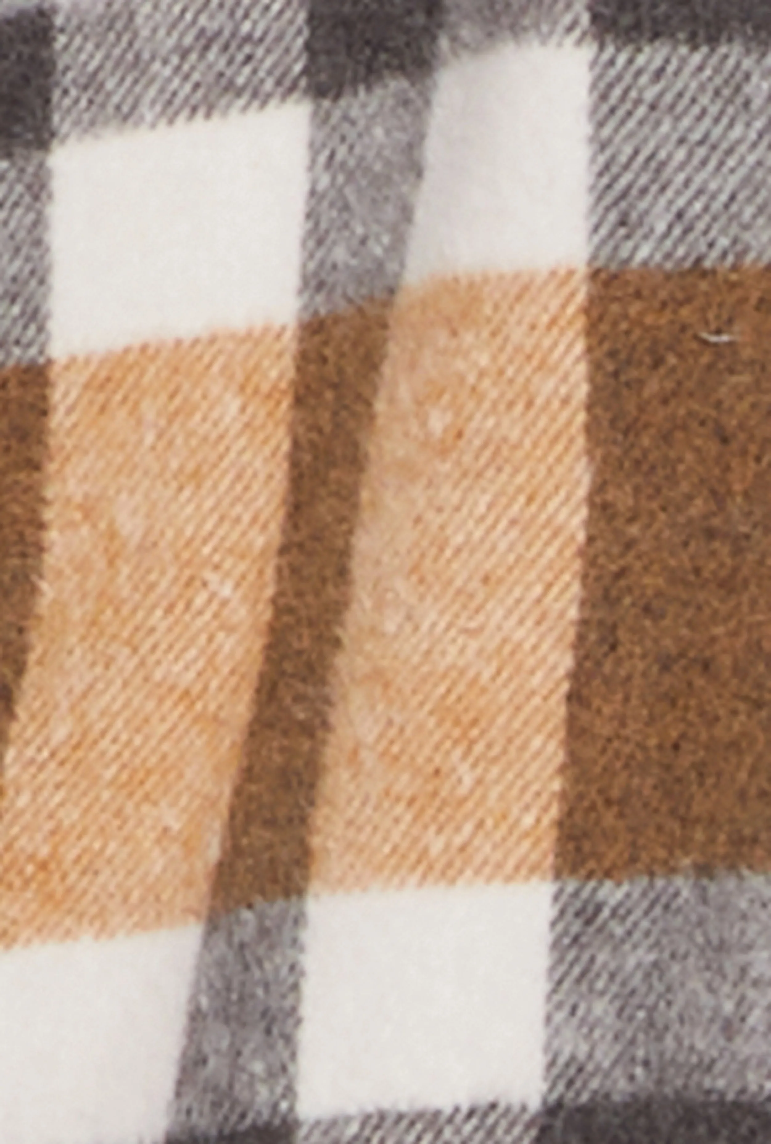 Plus Size Brushed Knit Plaid Shacket sold by Rainbow product image thumbnail 4