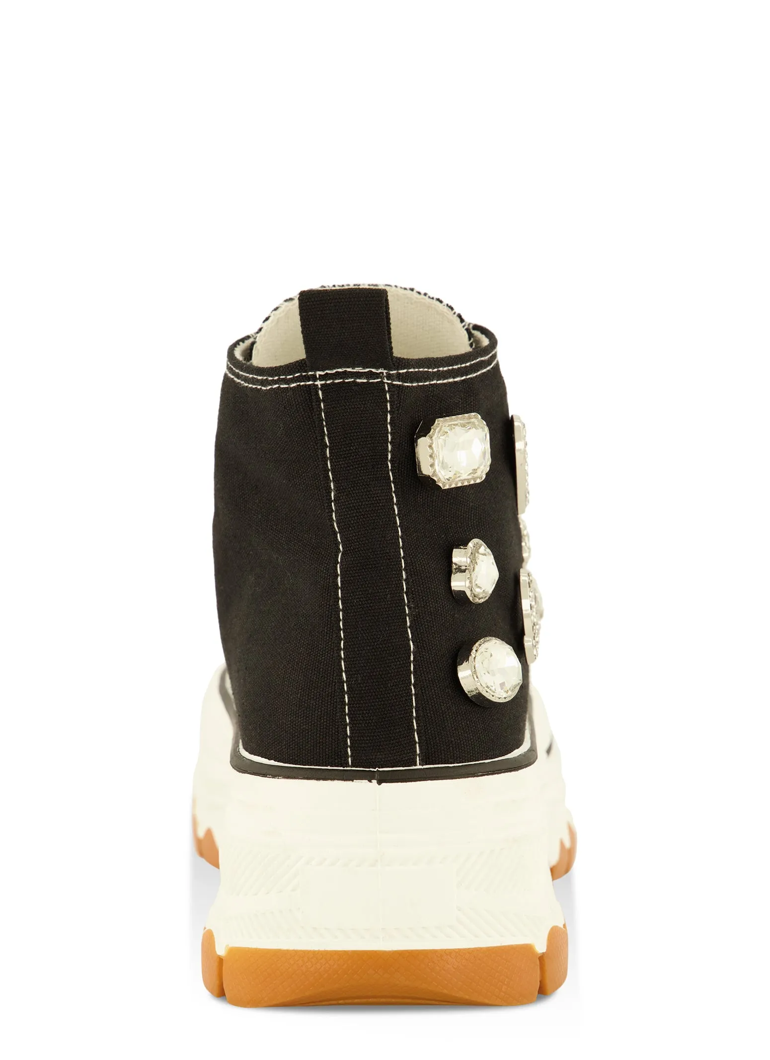 Love Rhinestone Charm Platform High Top Sneakers sold by Rainbow product image thumbnail 3