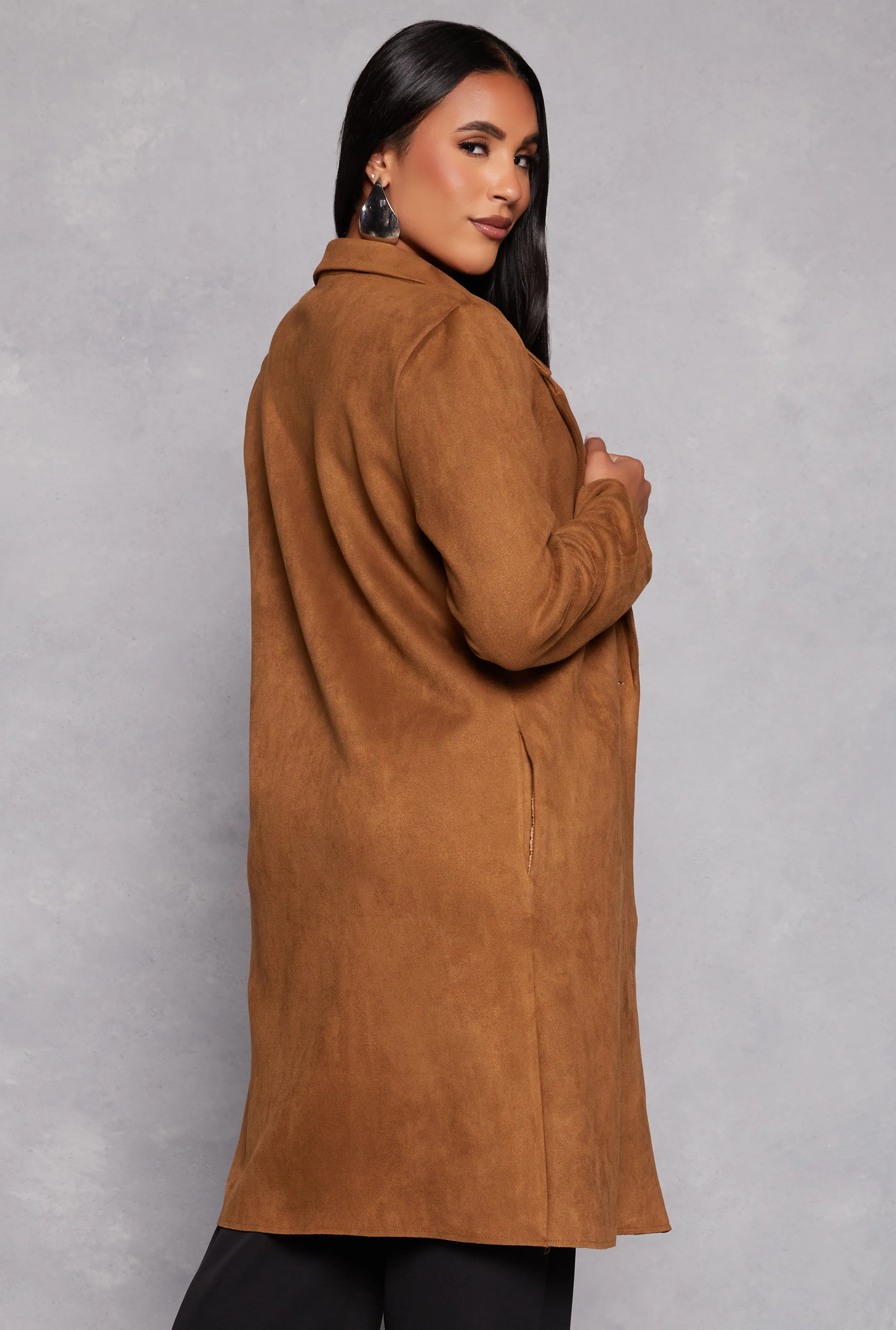 Ambiance Faux Suede Coat sold by Rainbow product image thumbnail 3
