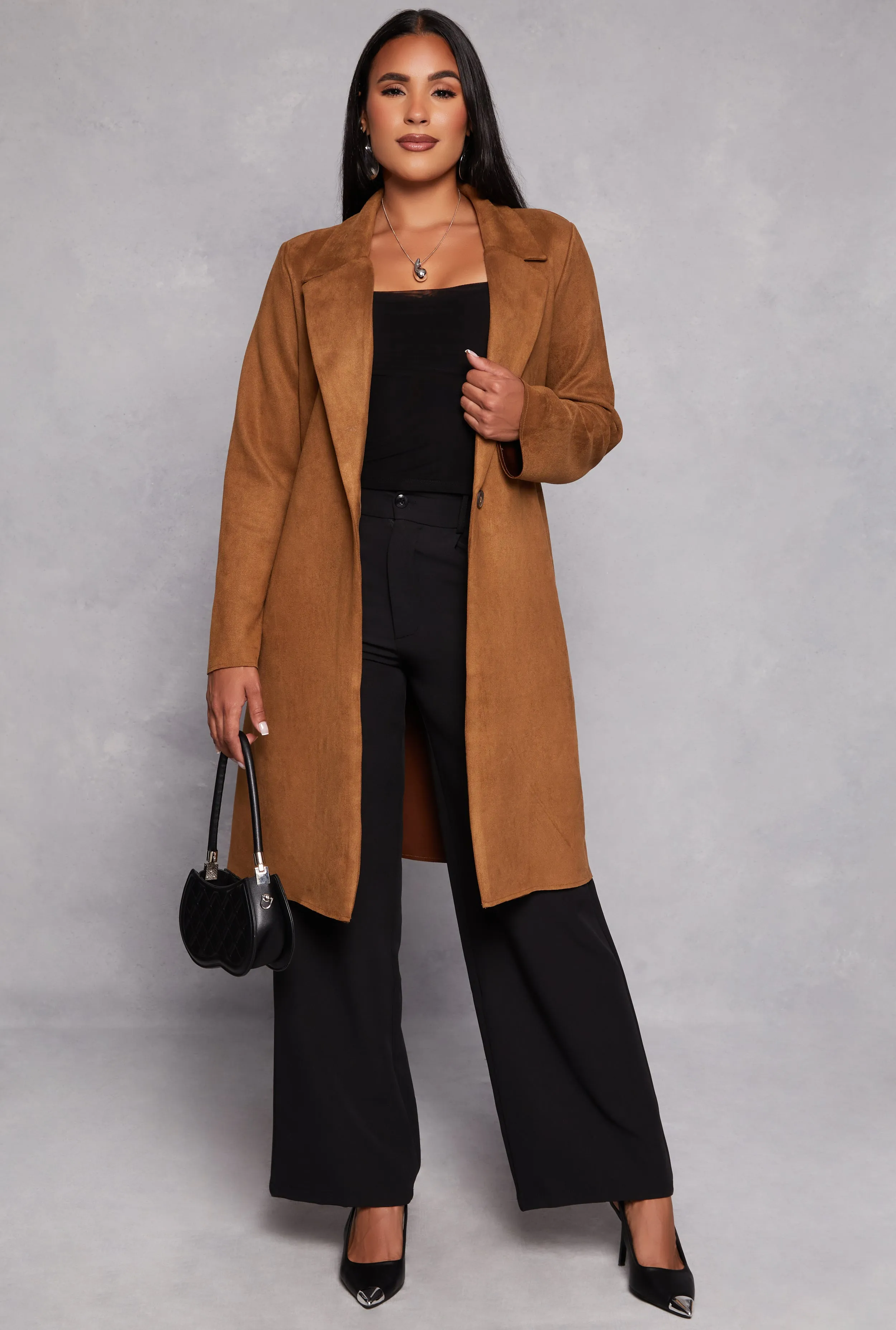 Ambiance Faux Suede Coat sold by Rainbow product image thumbnail 2