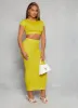 Lurex Ribbed Knit Maxi Skirt sold by Rainbow