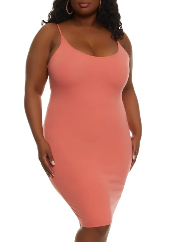 Plus Size Snatched Cami Dress sold by Rainbow