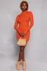 Mock Neck Long Sleeve Sweater Dress sold by Rainbow