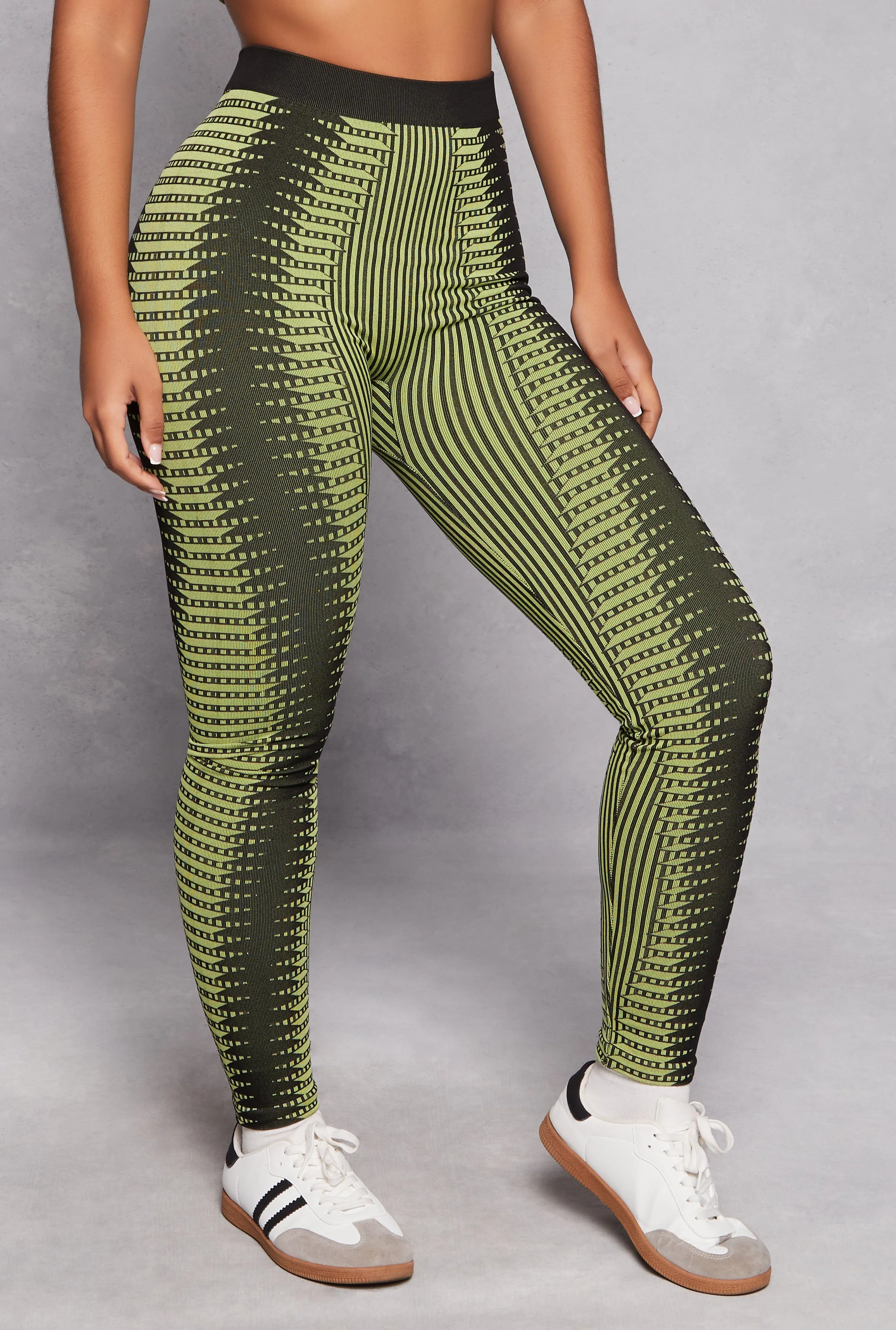 Printed Seamless High Waist Leggings sold by Rainbow product image thumbnail 2