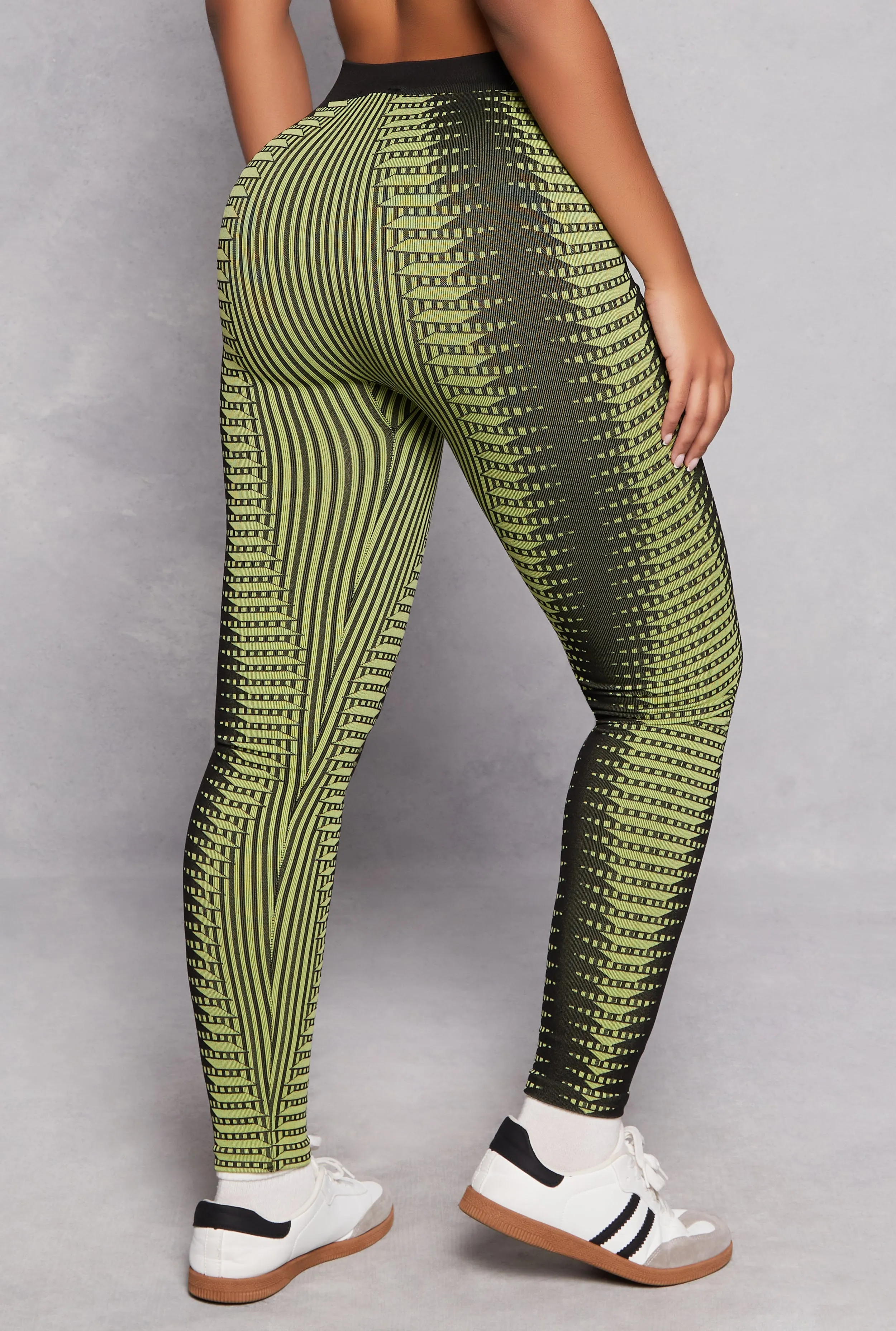 Printed Seamless High Waist Leggings sold by Rainbow product image thumbnail 3