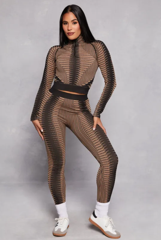 Printed Seamless High Waist Leggings sold by Rainbow