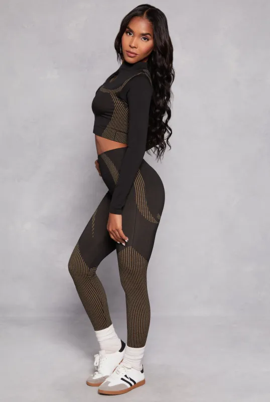 Seamless Two Tone Leggings sold by Rainbow