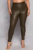 Plus Size Iris Faux Leather Leggings sold by Rainbow