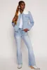 Haute Monde Sherpa Lined Denim Jacket sold by Rainbow