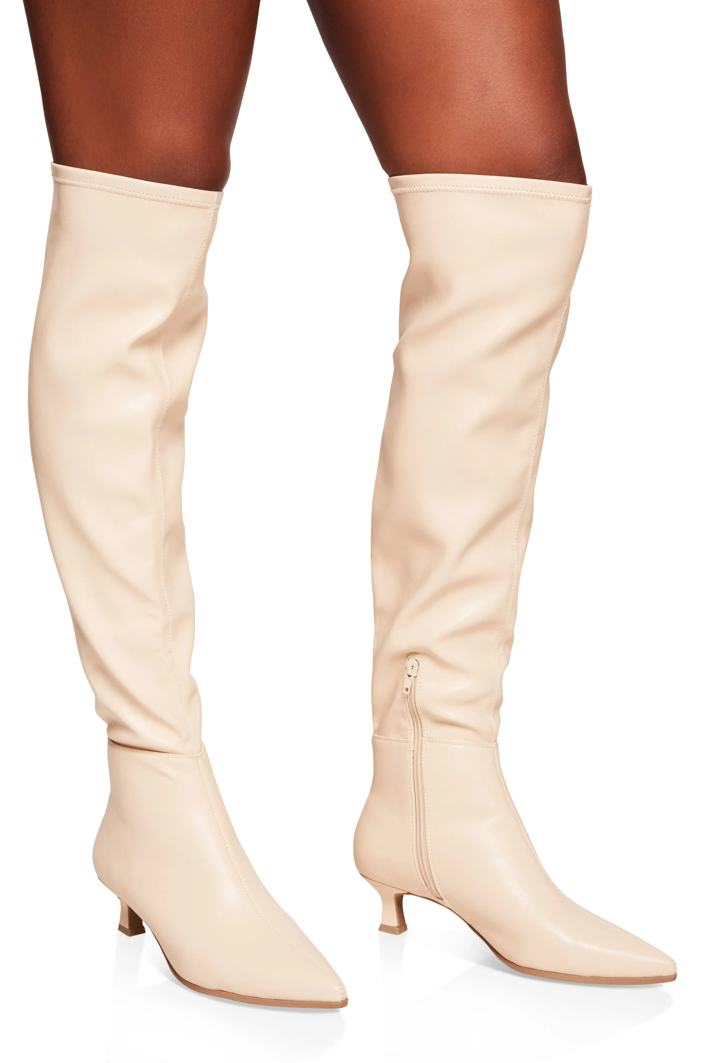 Kitten Heel Over the Knee Boots sold by Rainbow product image thumbnail 2