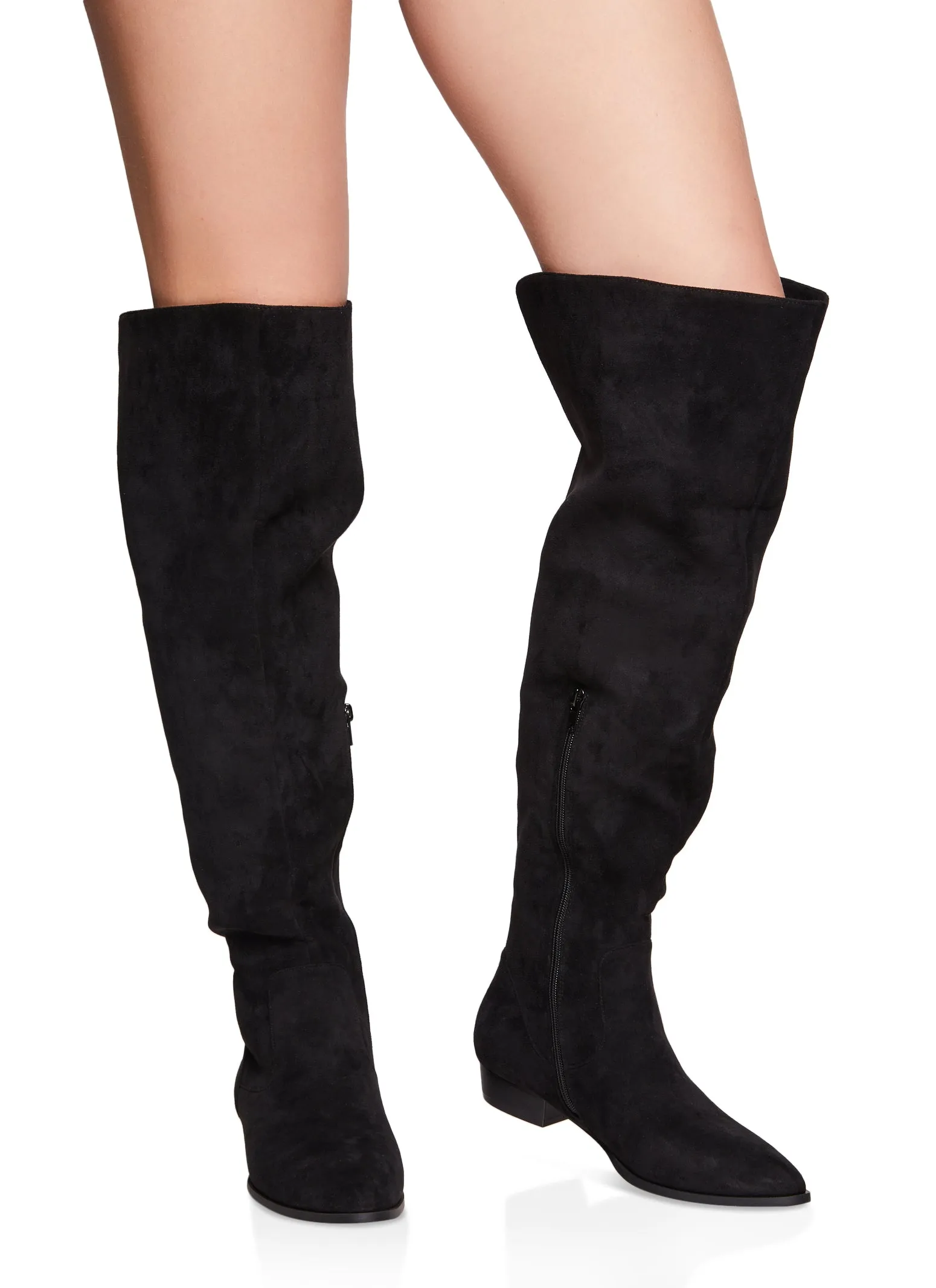 Back Slit Detail Over the Knee Boots sold by Rainbow product image thumbnail 2