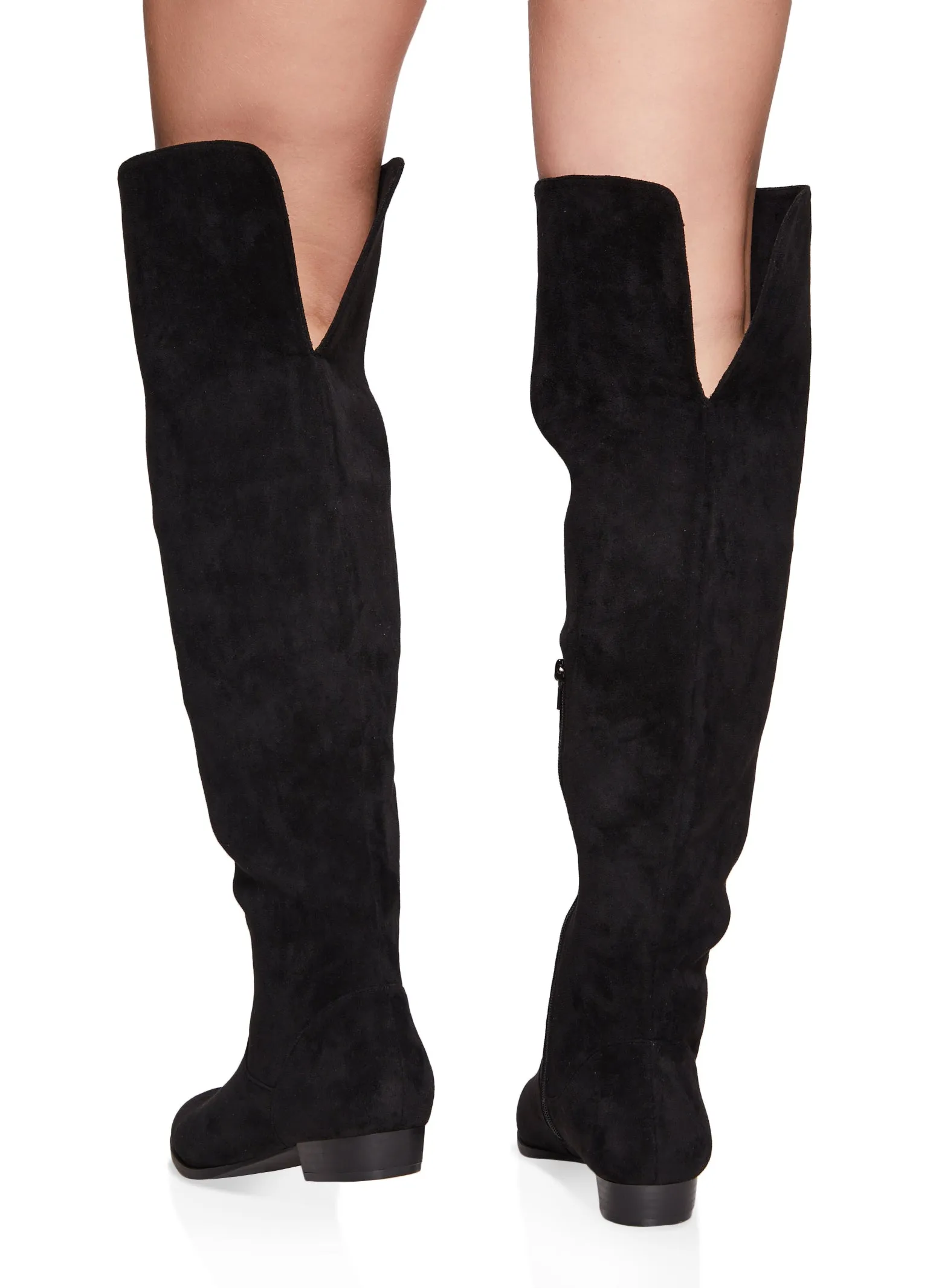 Back Slit Detail Over the Knee Boots sold by Rainbow product image thumbnail 3
