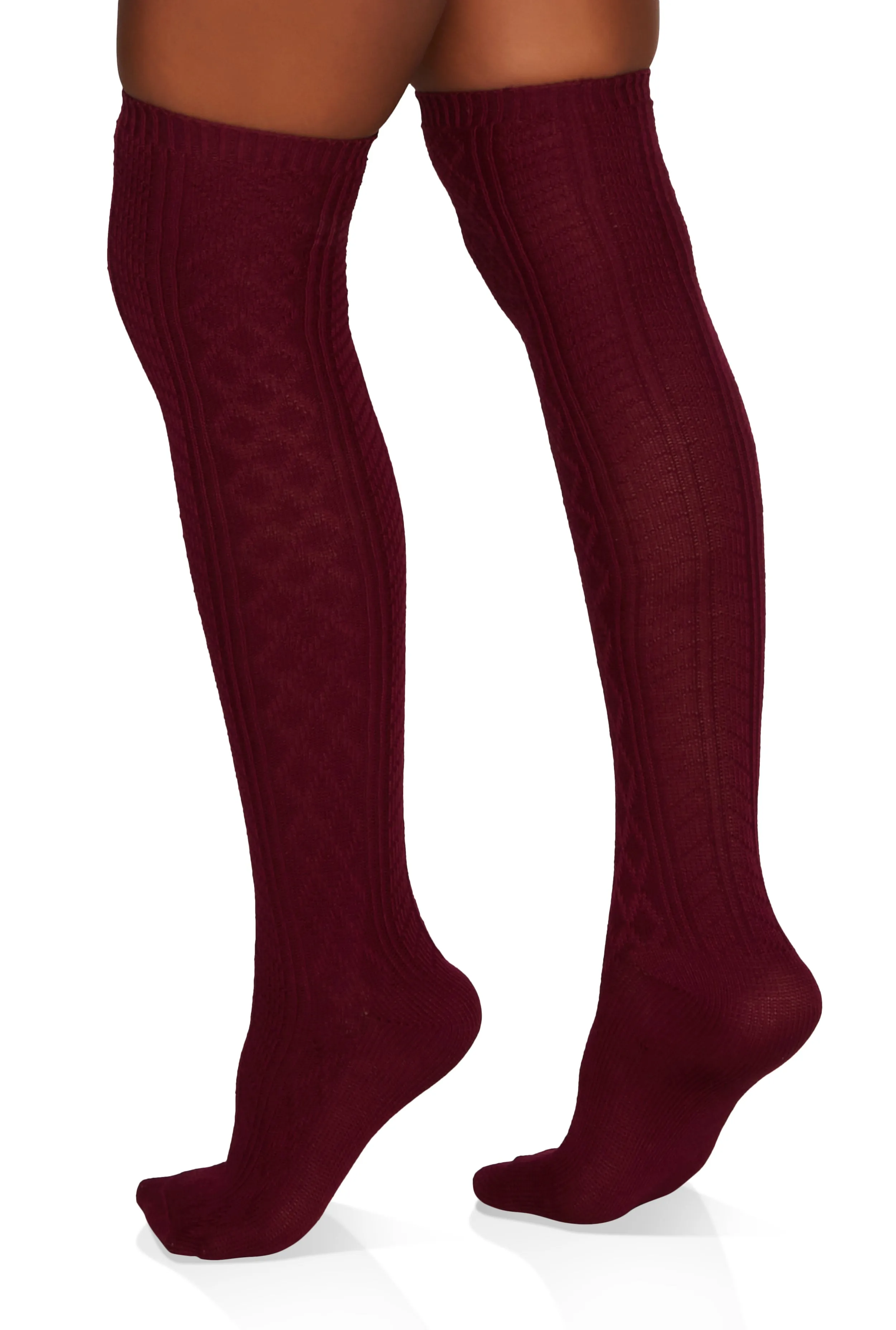 Textured Knit Knee High Socks Size 9-11 sold by Rainbow product image thumbnail 2