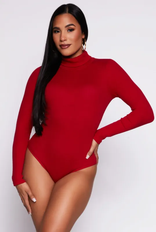 Turtleneck Long Sleeve Bodysuit sold by Rainbow