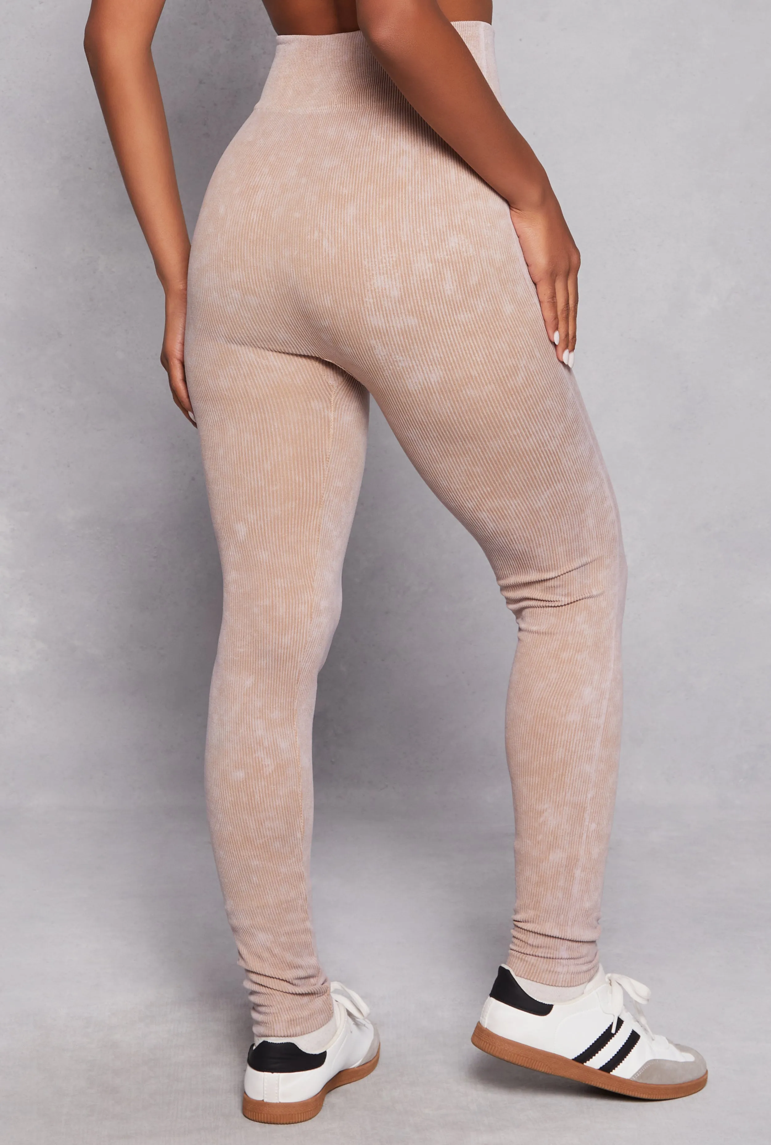 Acid Wash Seamless High Waist Leggings sold by Rainbow product image thumbnail 3