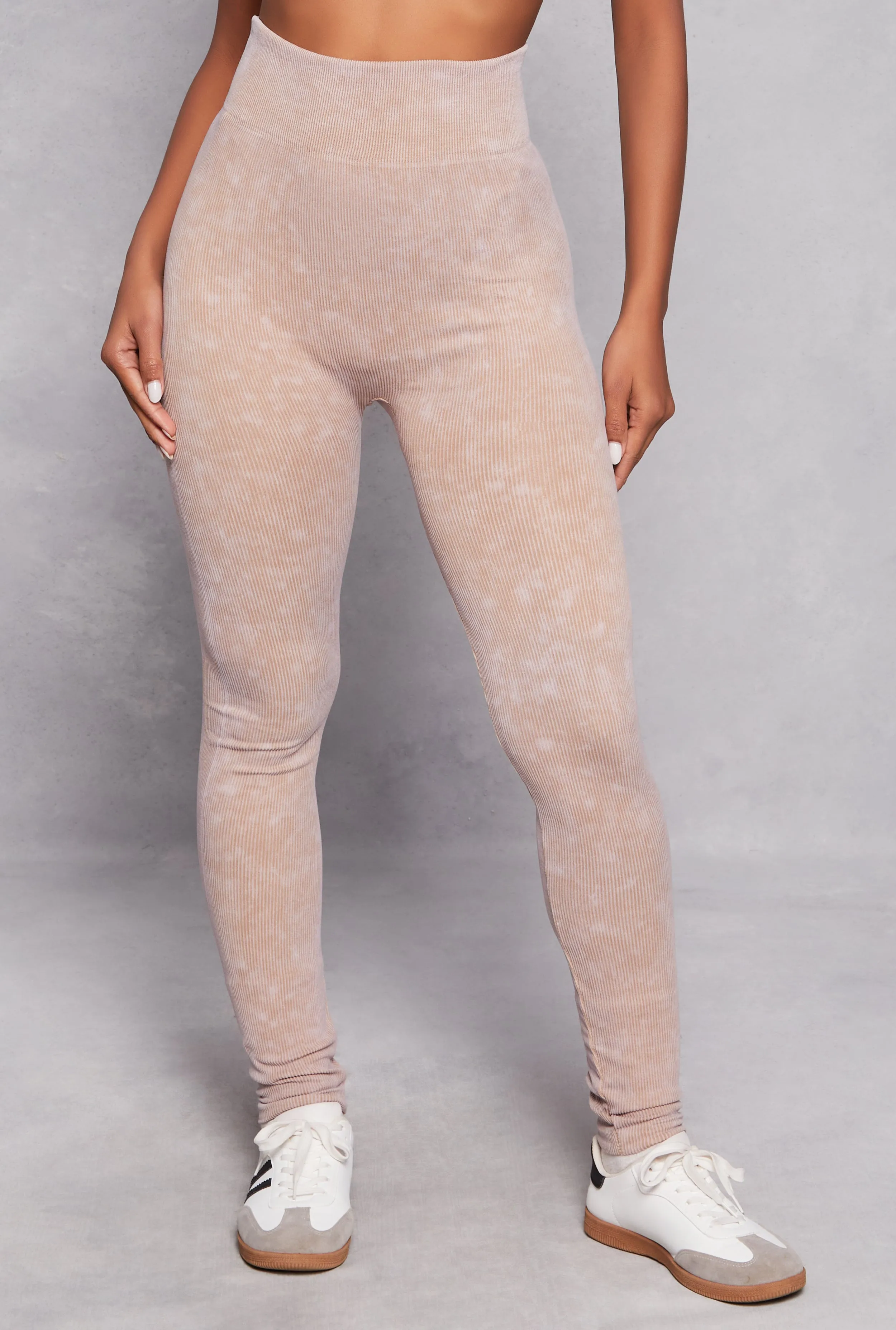 Acid Wash Seamless High Waist Leggings sold by Rainbow product image thumbnail 2