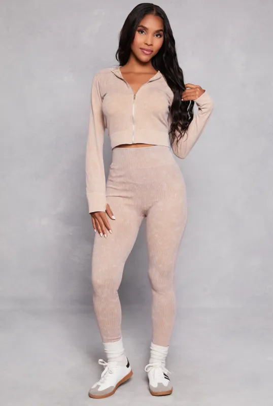 Acid Wash Seamless High Waist Leggings sold by Rainbow