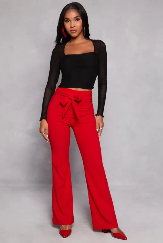 Tie Waist Dress Pants sold by Rainbow