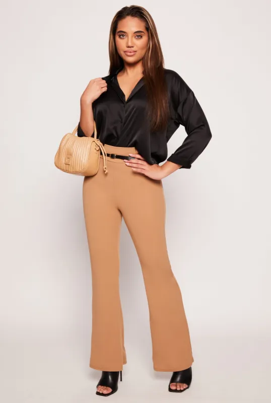 Belted High Waist Dress Pants sold by Rainbow