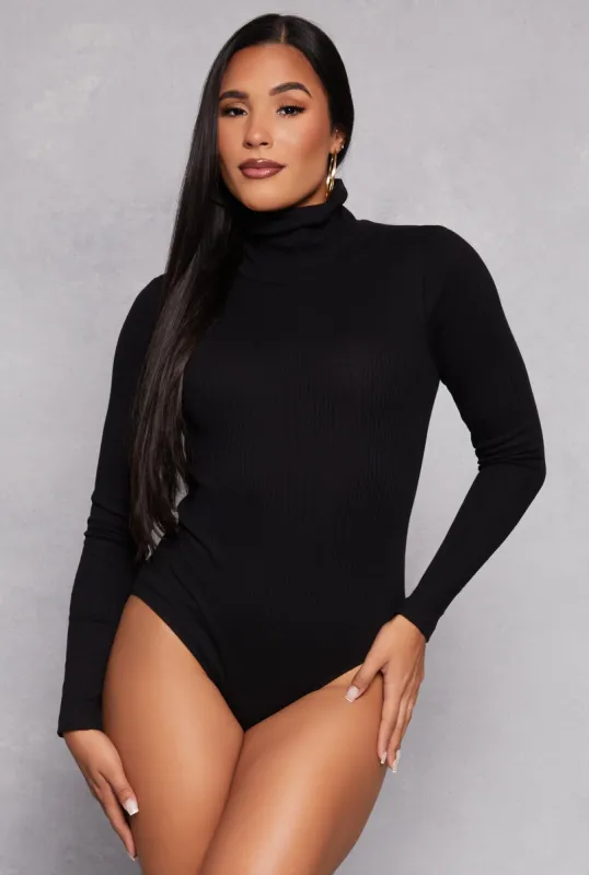 Turtleneck Long Sleeve Bodysuit sold by Rainbow