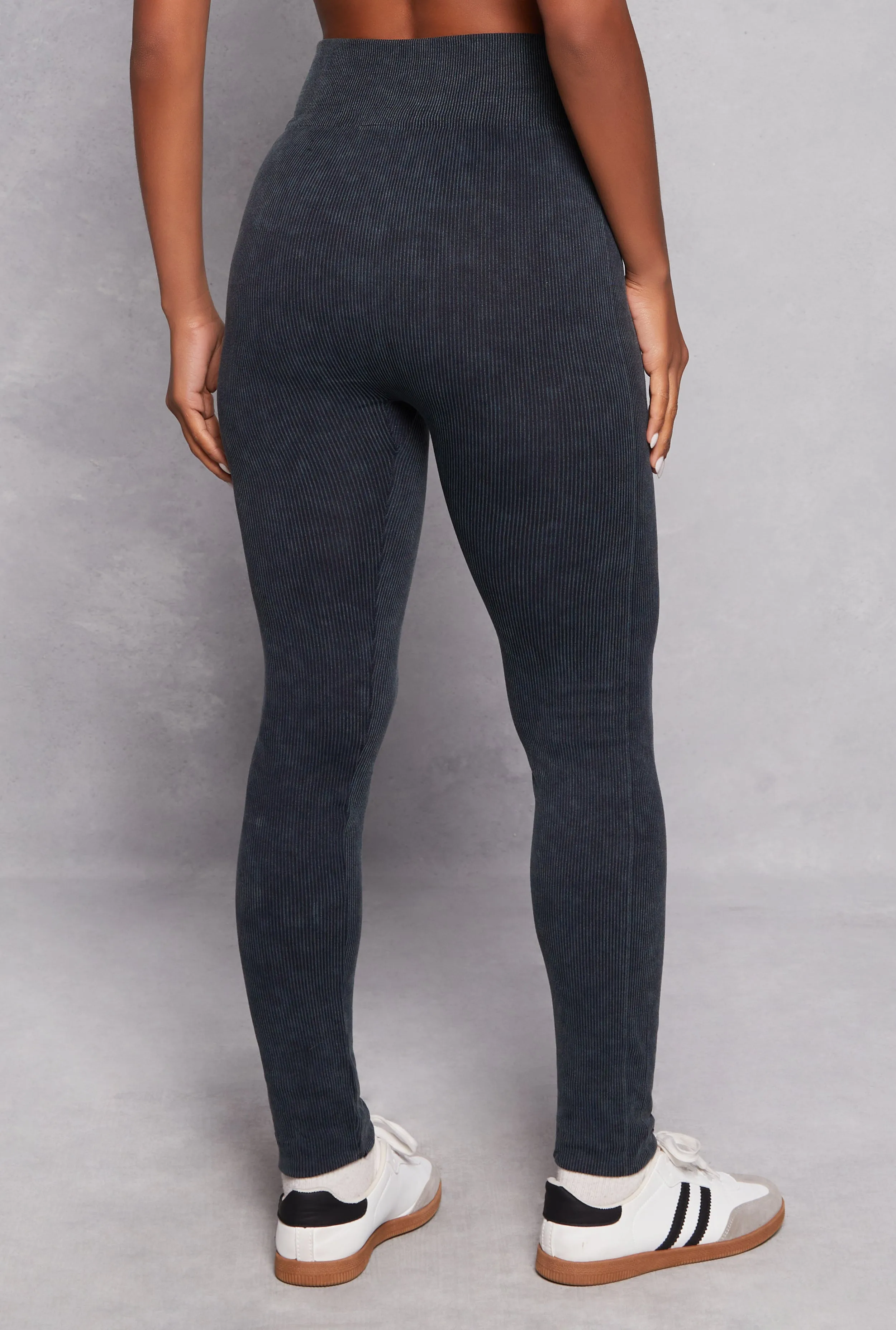 Acid Wash Seamless High Waist Leggings sold by Rainbow product image thumbnail 3