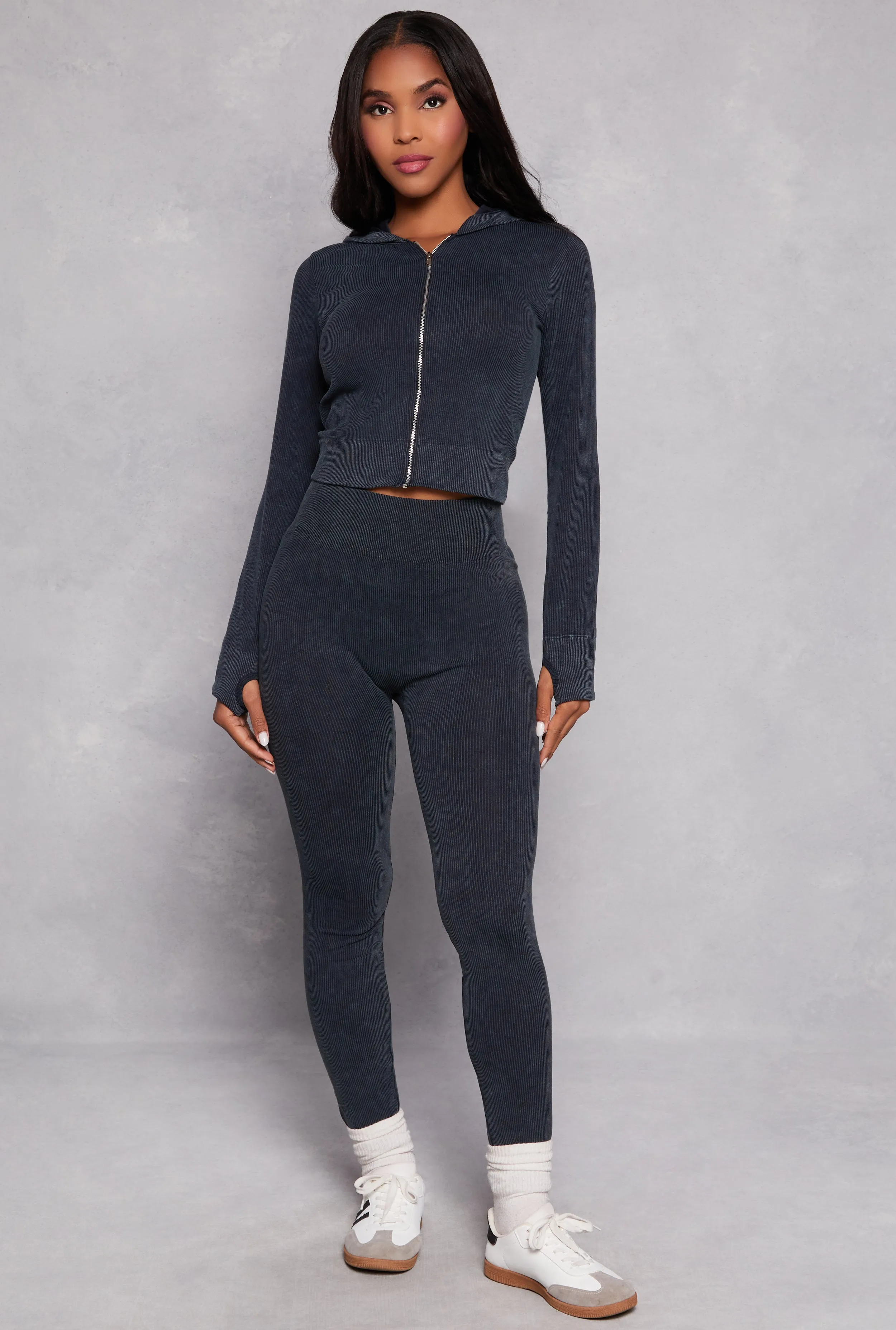 Acid Wash Seamless High Waist Leggings sold by Rainbow