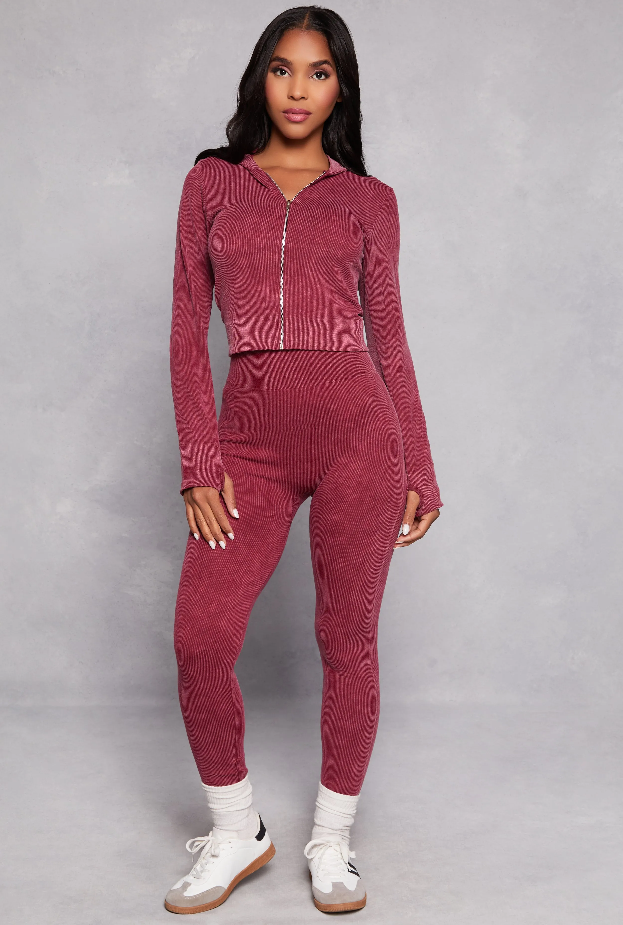 Acid Wash Seamless High Waist Leggings sold by Rainbow