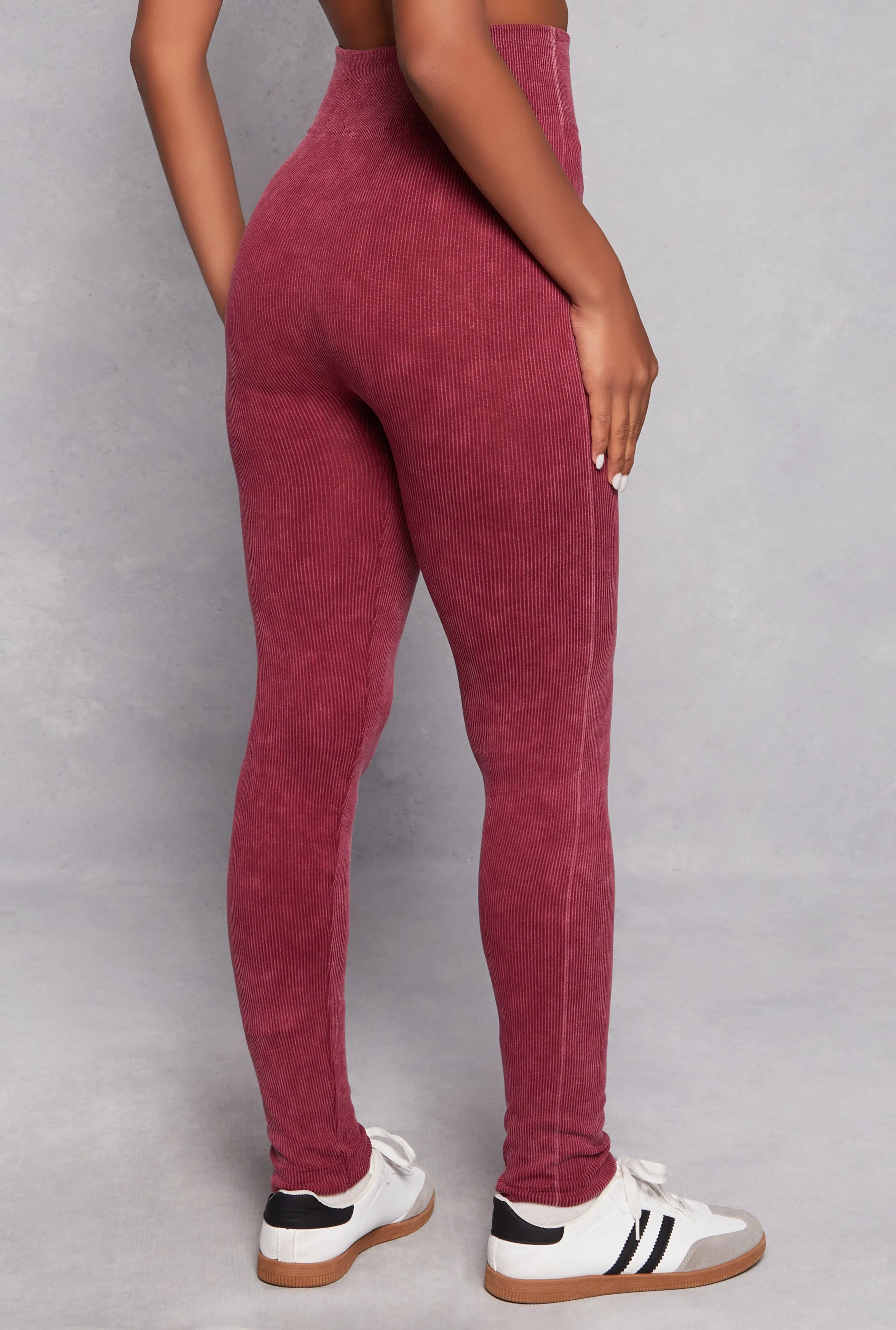 Acid Wash Seamless High Waist Leggings sold by Rainbow product image thumbnail 3