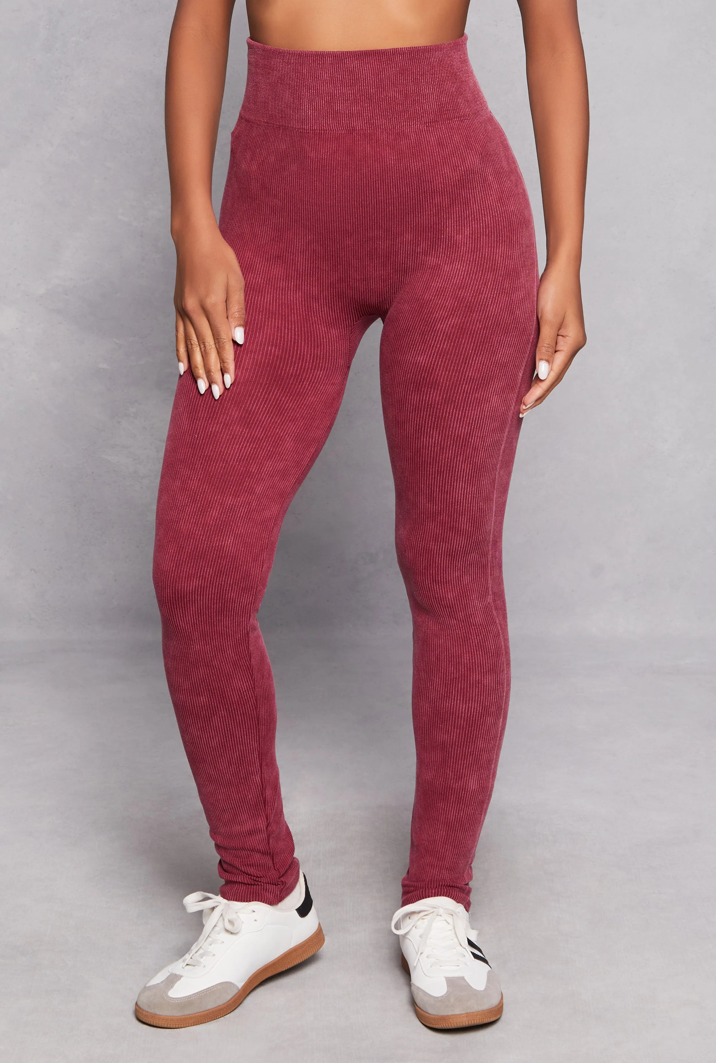 Acid Wash Seamless High Waist Leggings sold by Rainbow product image thumbnail 2