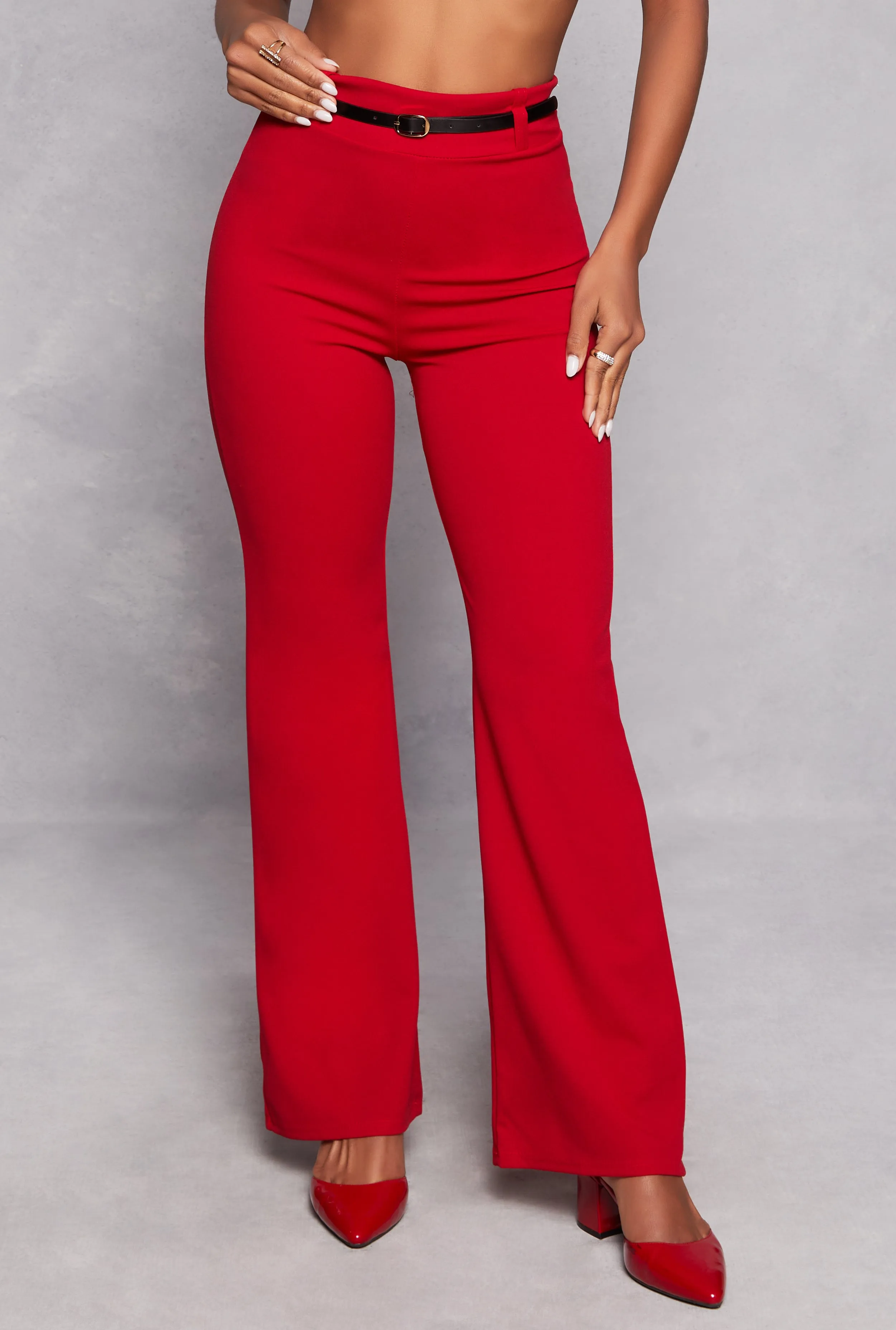 Belted High Waist Dress Pants sold by Rainbow product image thumbnail 2