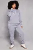 Plus Size Fleece Pullover Hoodie sold by Rainbow