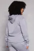 Plus Size Fleece Pullover Hoodie sold by Rainbow