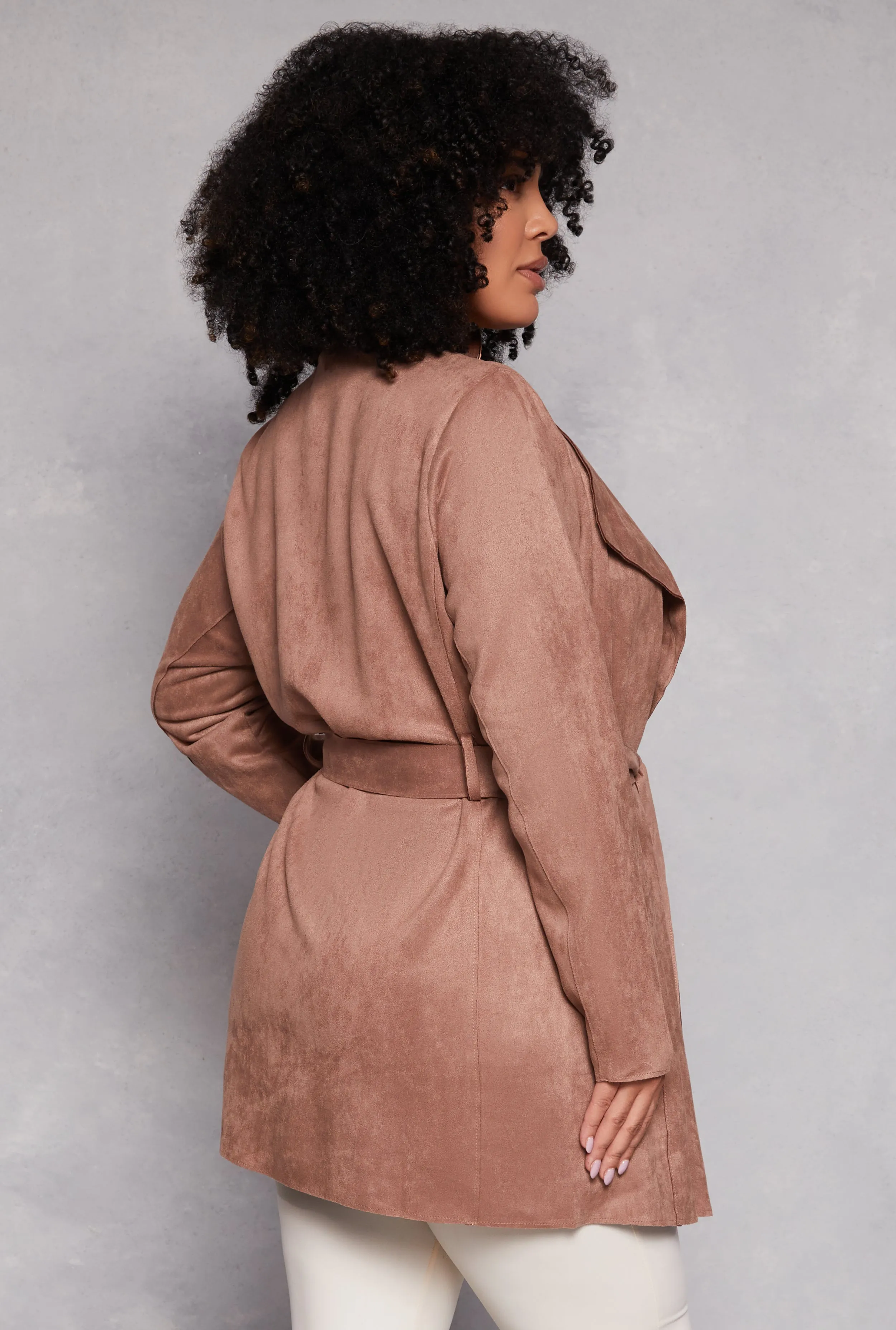 Plus Size Haute Monde Wrap Coat sold by Rainbow product image thumbnail 3