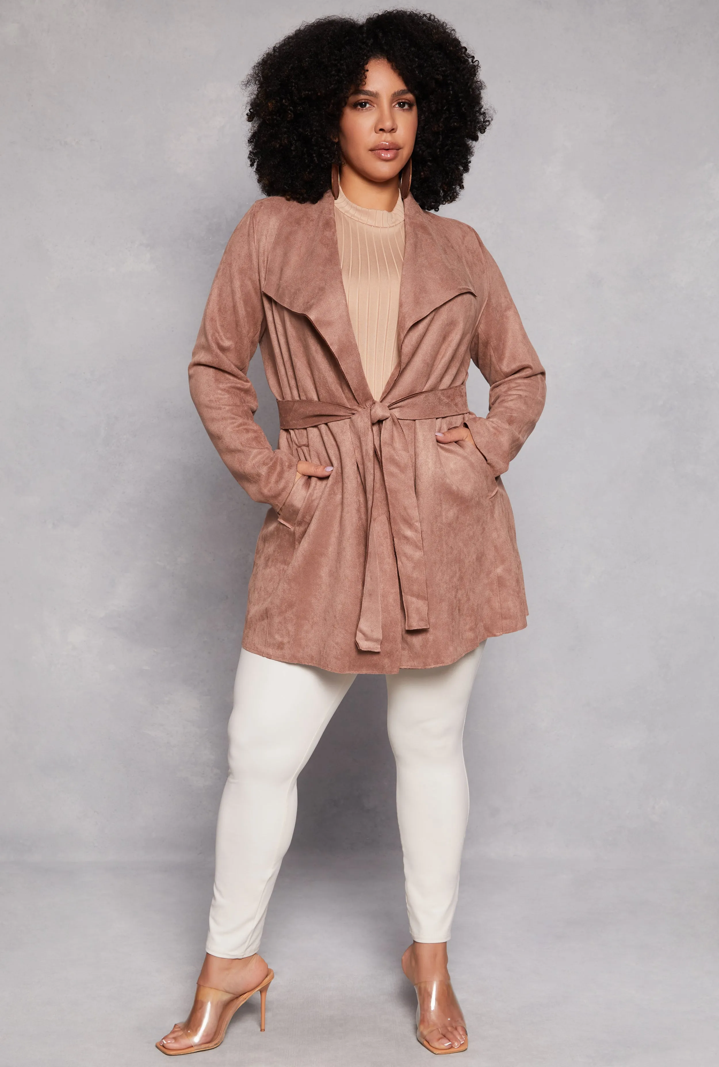 Plus Size Haute Monde Wrap Coat sold by Rainbow product image thumbnail 2