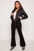 Zip Front Hooded Puffer Jacket sold by Rainbow