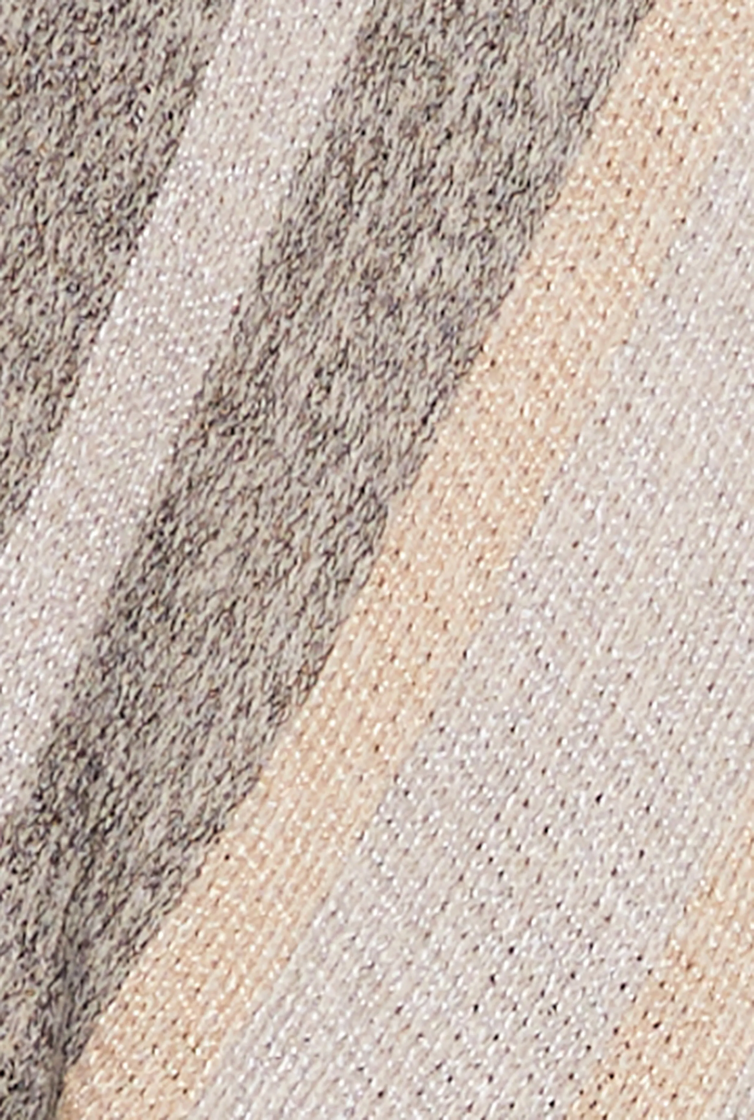 Brushed Knit Striped Detail Hooded Poncho sold by Rainbow product image thumbnail 4