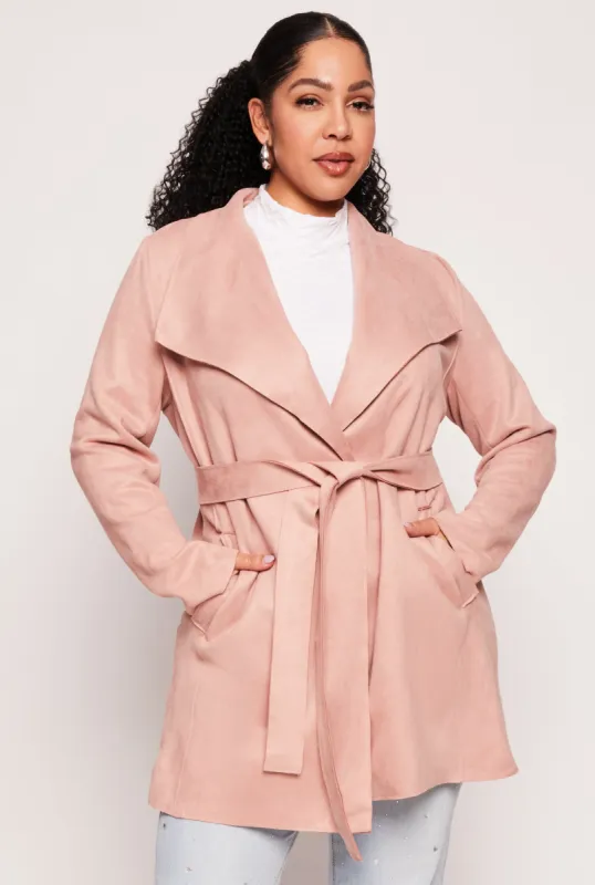 Plus Size Haute Monde Wrap Coat sold by Rainbow