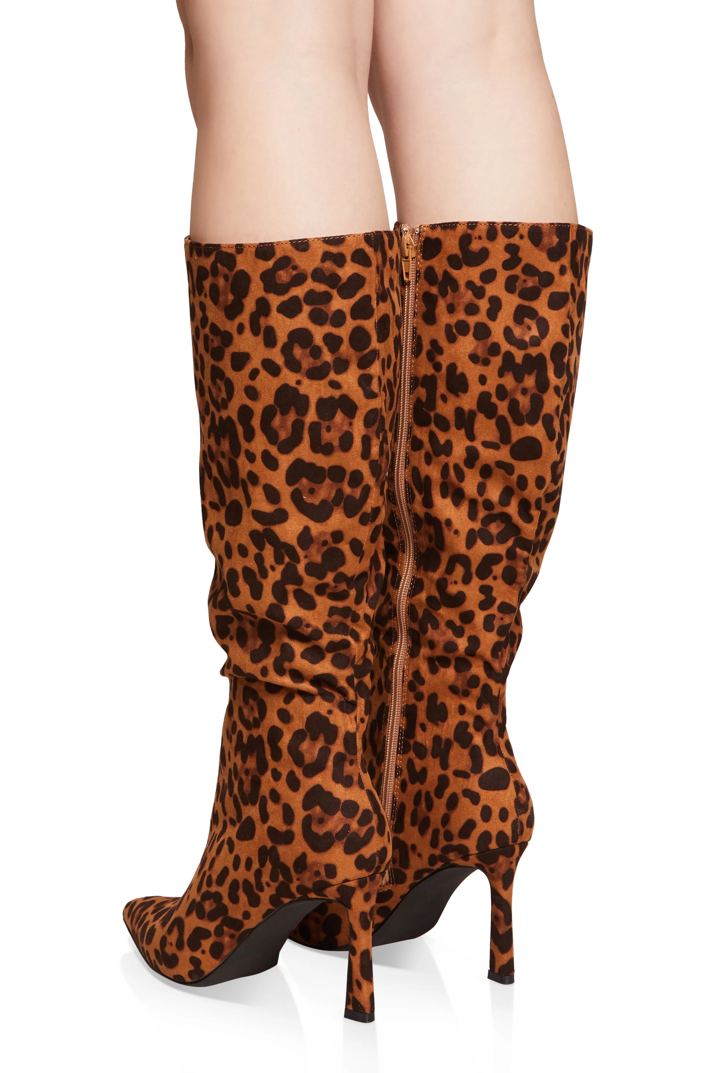 Pointed Toe Side Zip High Heel Boots sold by Rainbow product image thumbnail 3