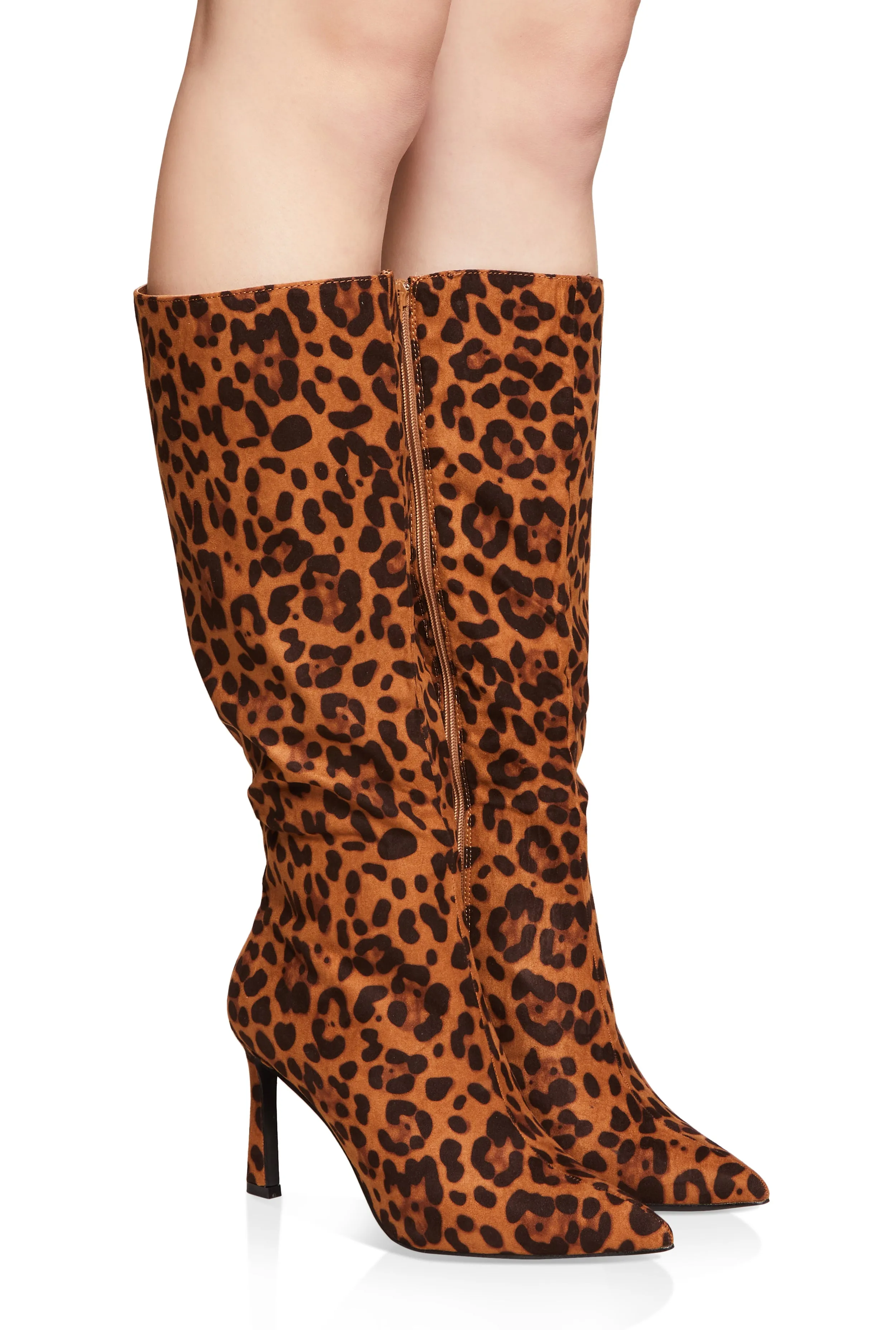 Pointed Toe Side Zip High Heel Boots sold by Rainbow product image thumbnail 2