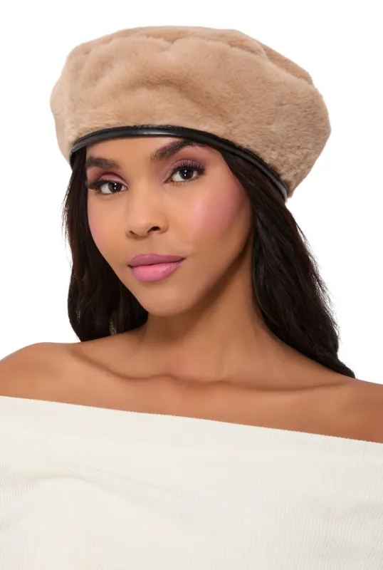 Faux Fur Beret sold by Rainbow