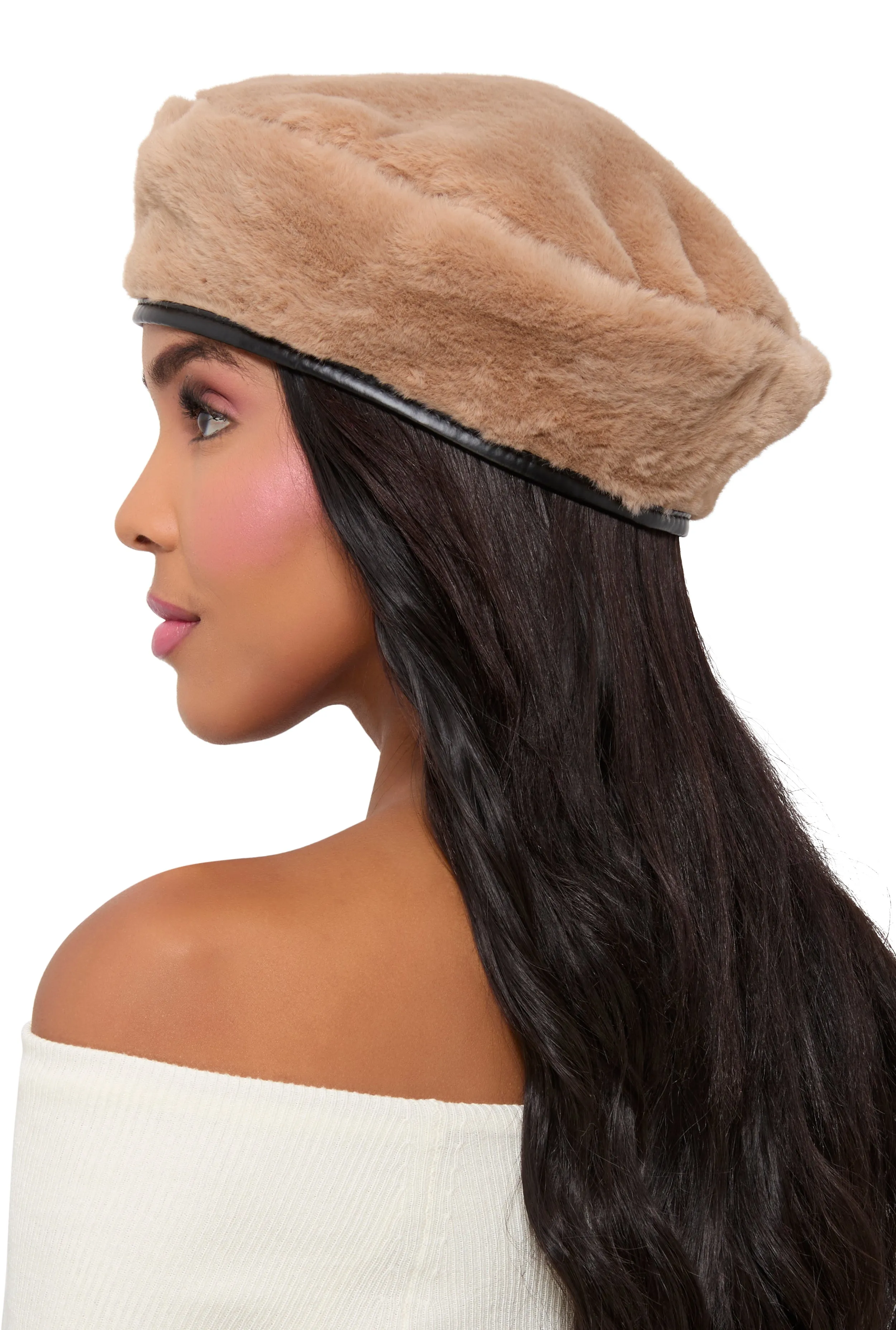 Faux Fur Beret sold by Rainbow product image thumbnail 2