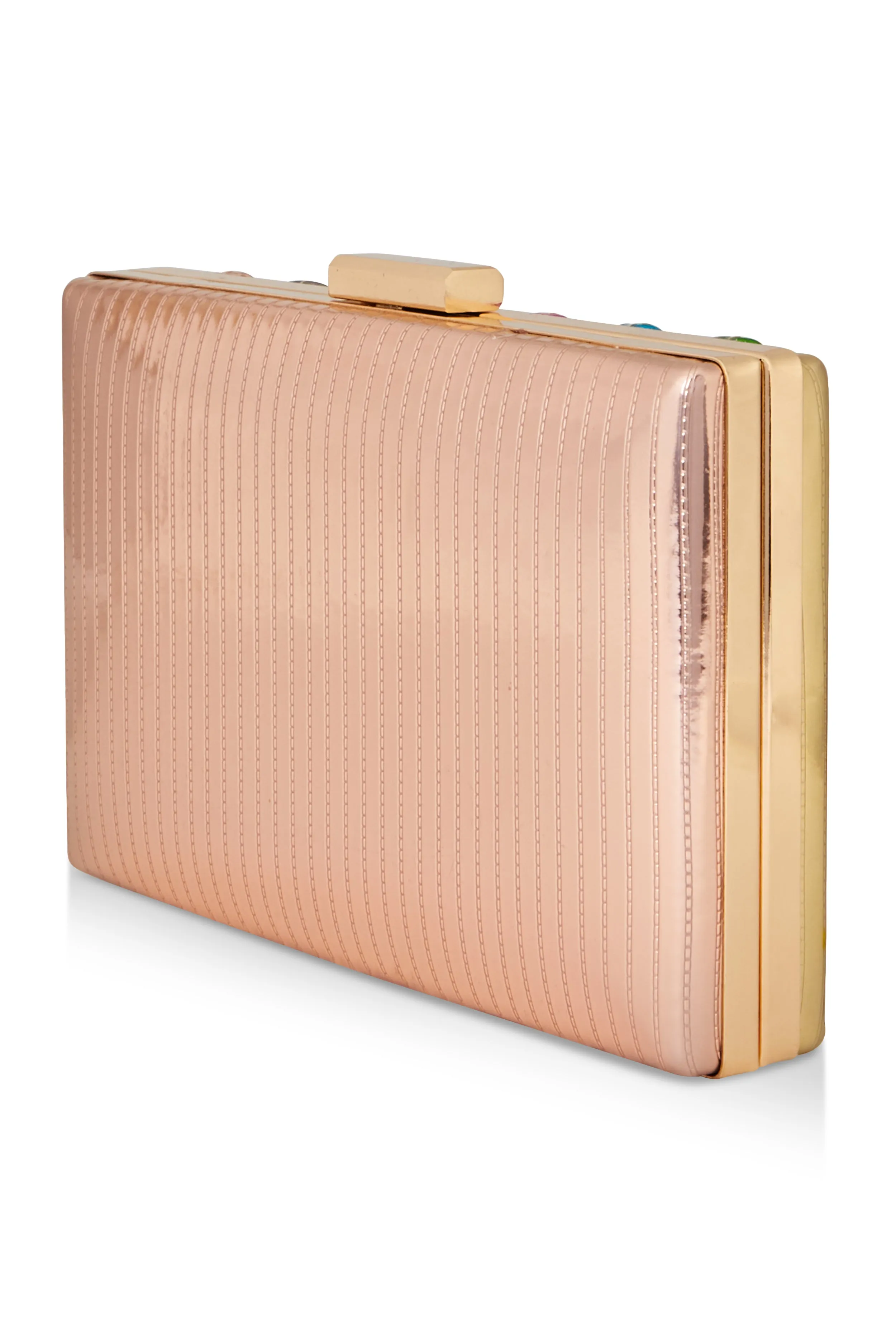 Stripe Detail Chain Strap Crossbody Clutch sold by Rainbow product image thumbnail 3