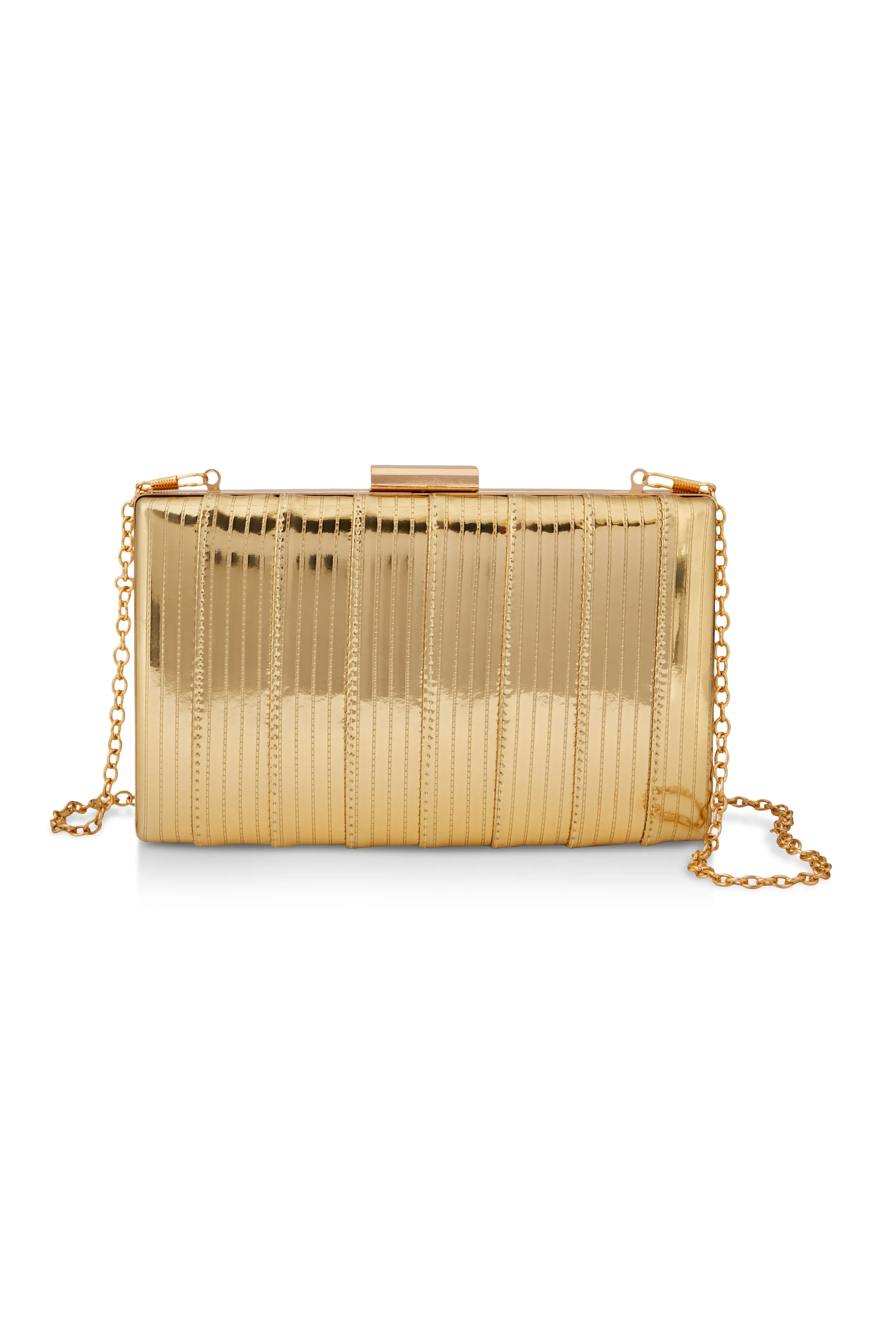 Stripe Detail Chain Strap Crossbody Clutch sold by Rainbow product image thumbnail 2