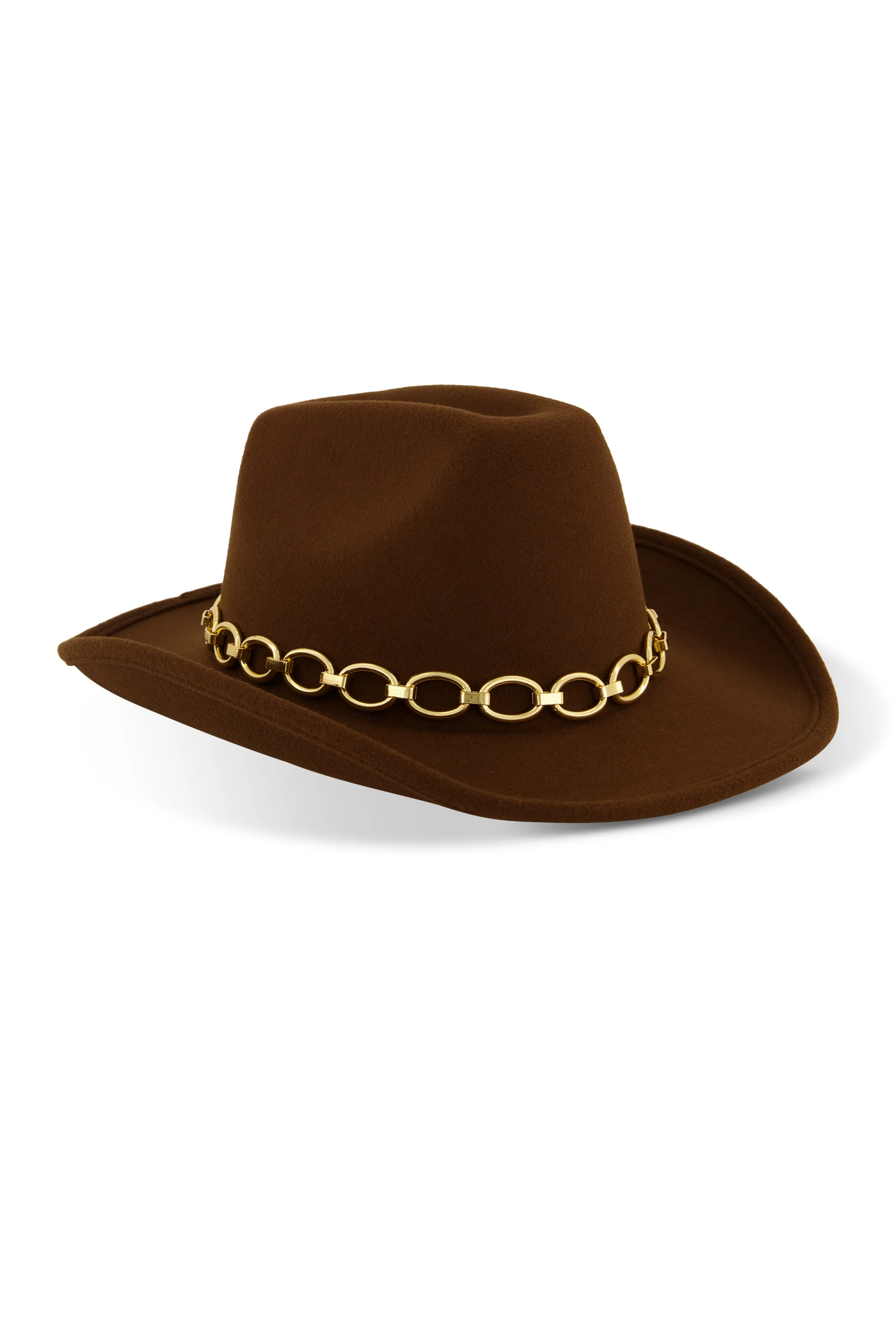 Metallic Chain Detail Cowboy Hat sold by Rainbow product image thumbnail 3